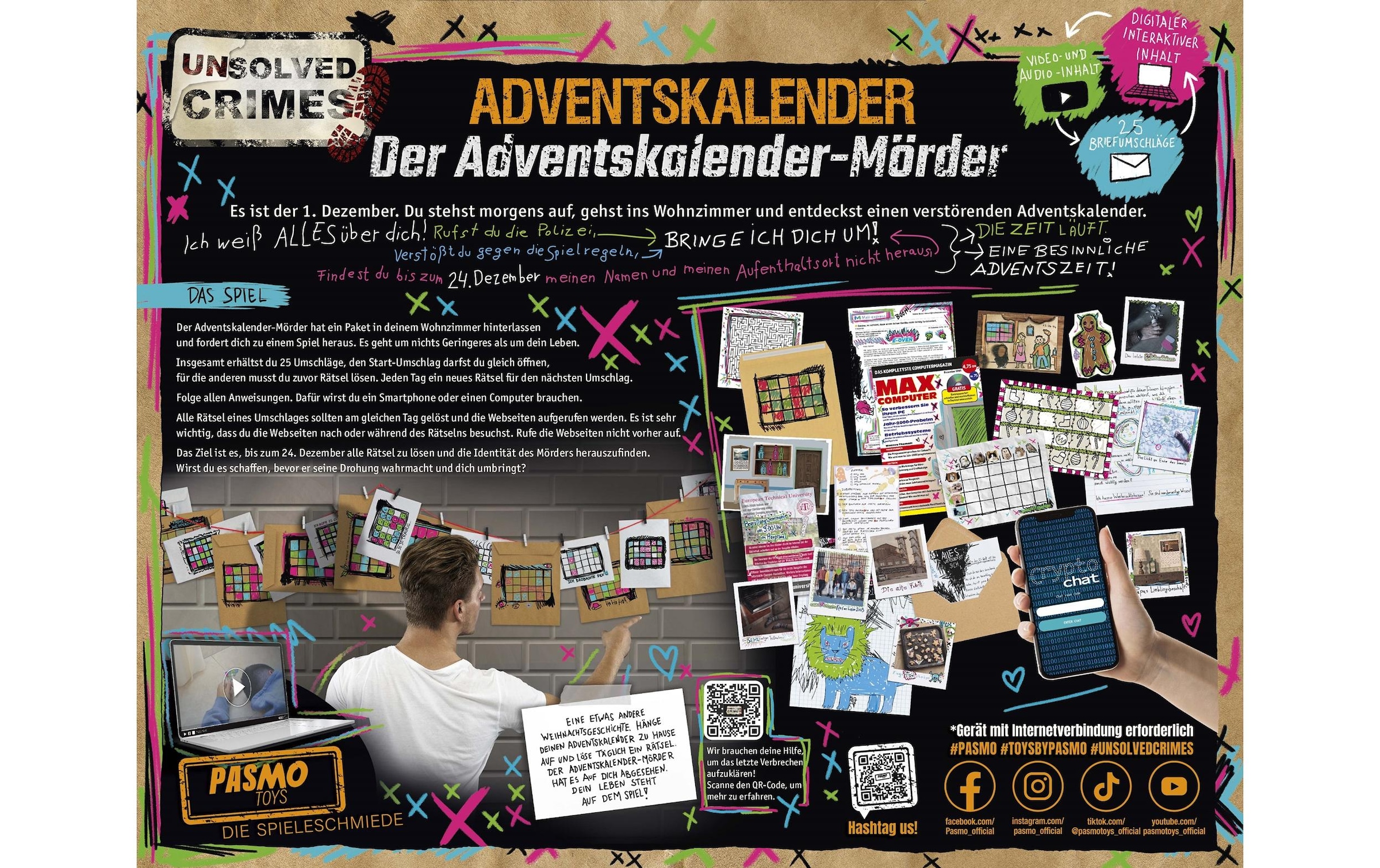 CRAZE Adventskalender »Unsolved Crimes 2024« ab 3 Jahren