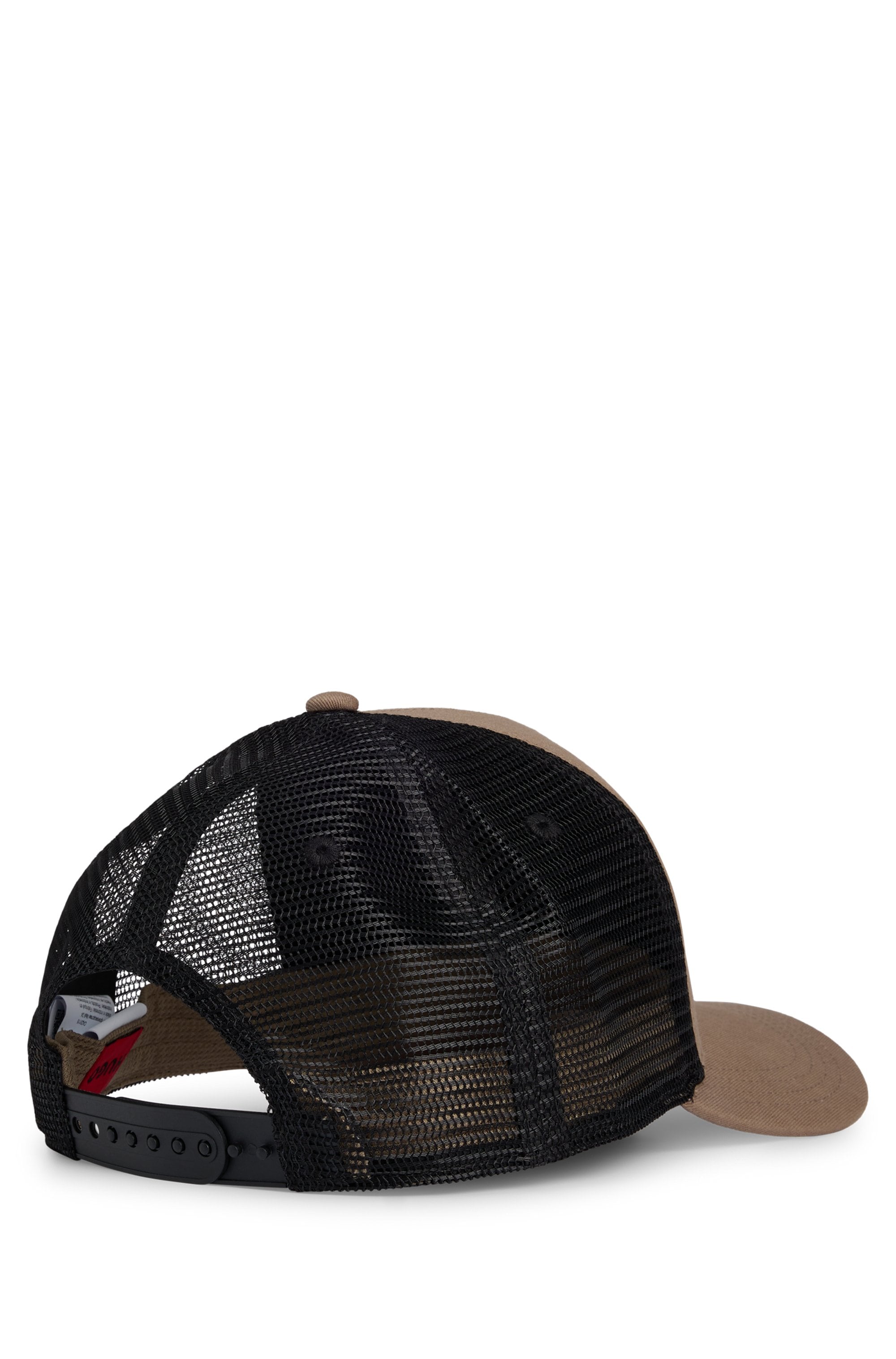 HUGO Fitted Cap »Marsel-Trucker«, aus Twill & Mesh mit 3D Logostickerei, unisex