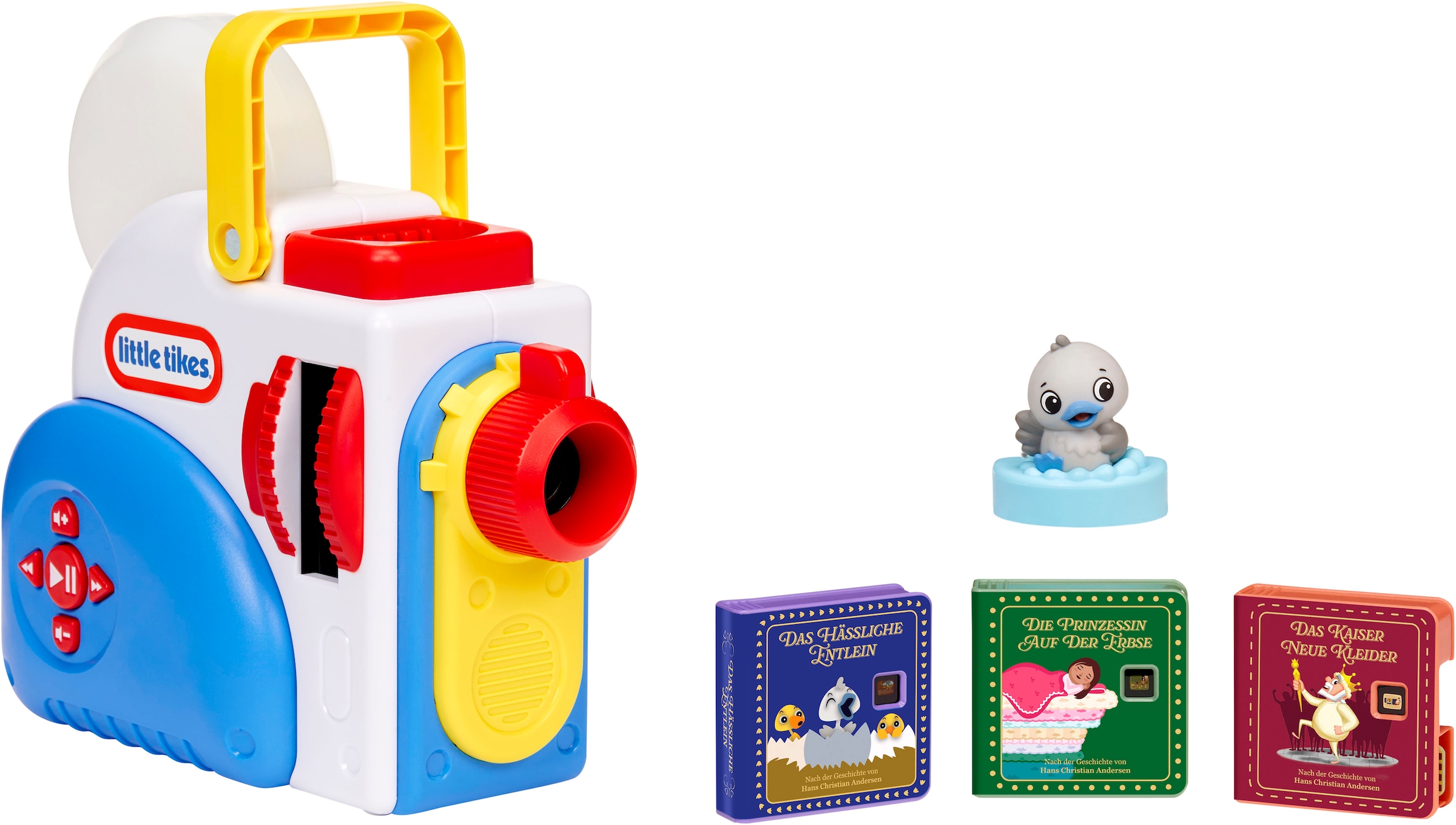 Image of Little Tikes Hörspiel "Story Dream Machine, inkl. Märchen-Kollektion" Kinderprojektor, inkl. 3 Kassetten mit Geschichten aus Märchenbüchern
