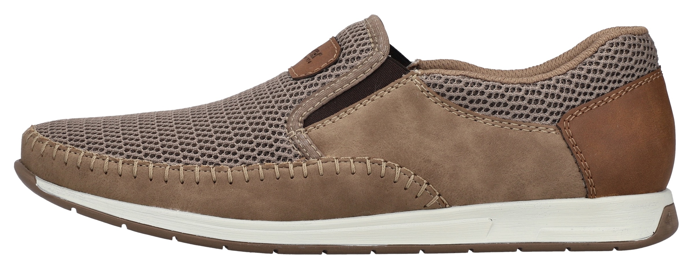 Rieker Slipper  Sneaker slip-on, chaussure à enfiler avec inserts stretch