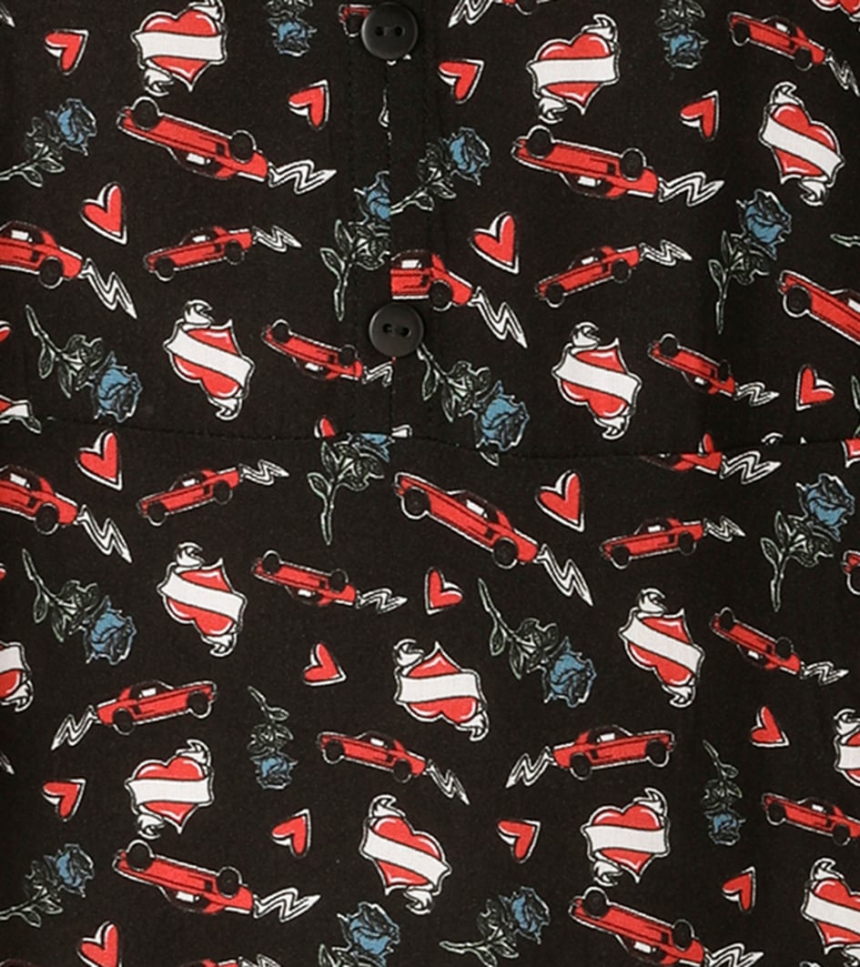 Aniston CASUAL Mini-robe mit extravagantem Alloverdruck - NEUE KOLLEKTION