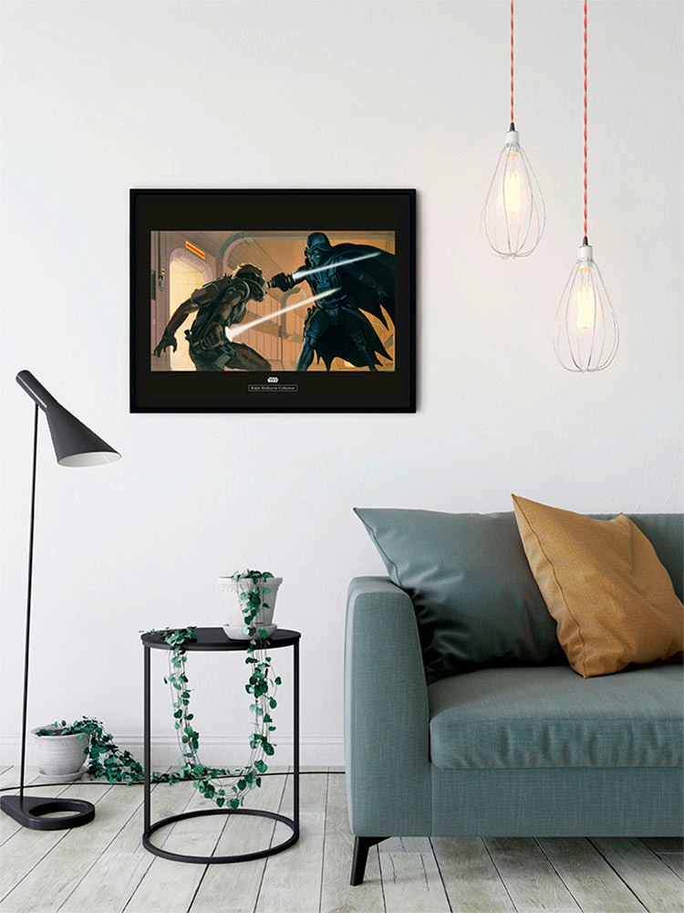 Komar Bild »Star Wars Classic RMQ Vader Luke Hallway« Star Wars 1 Stk. tlg. Wandbild zur Dekoration im Kinderzimmer - ohne Rahmen