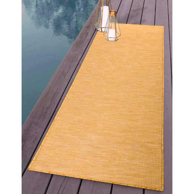 Carpet City Läufer »Palm«, rechteckig, Wetterfest & UV-beständig, für  Balkon, Terrasse, Küche, flach gewebt à bas prix