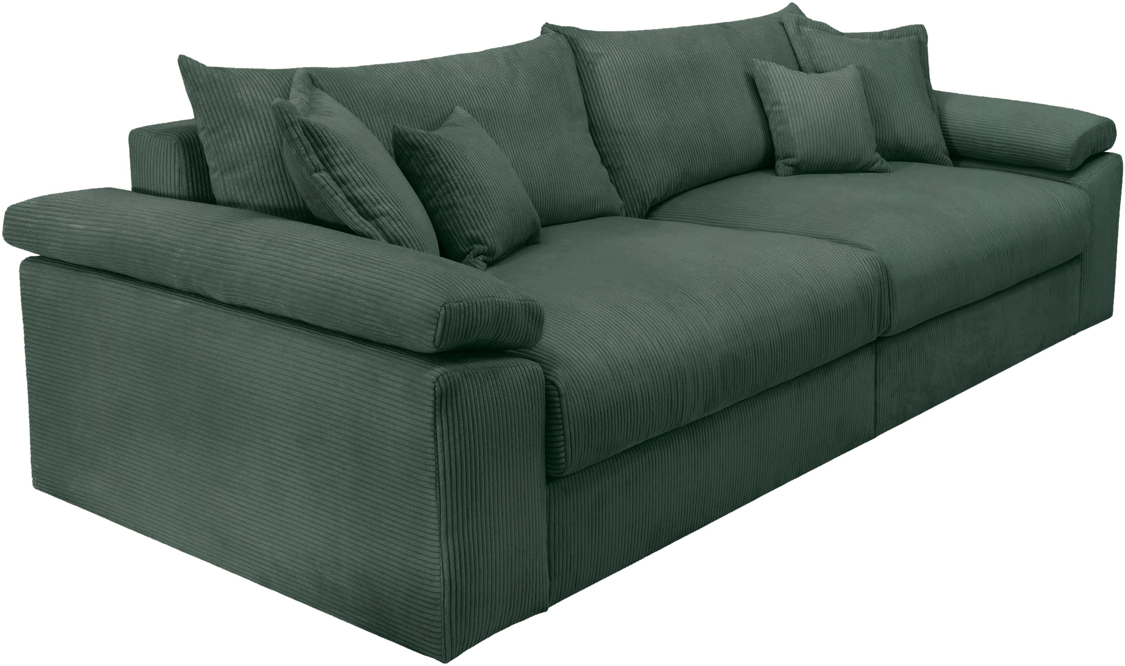 Home affaire Big-Sofa »Soft&Cosy XXL - Breite 303 cm«, Mega-Sofa, Cord oder Chenille-Struktur, Federkern-Polsterung