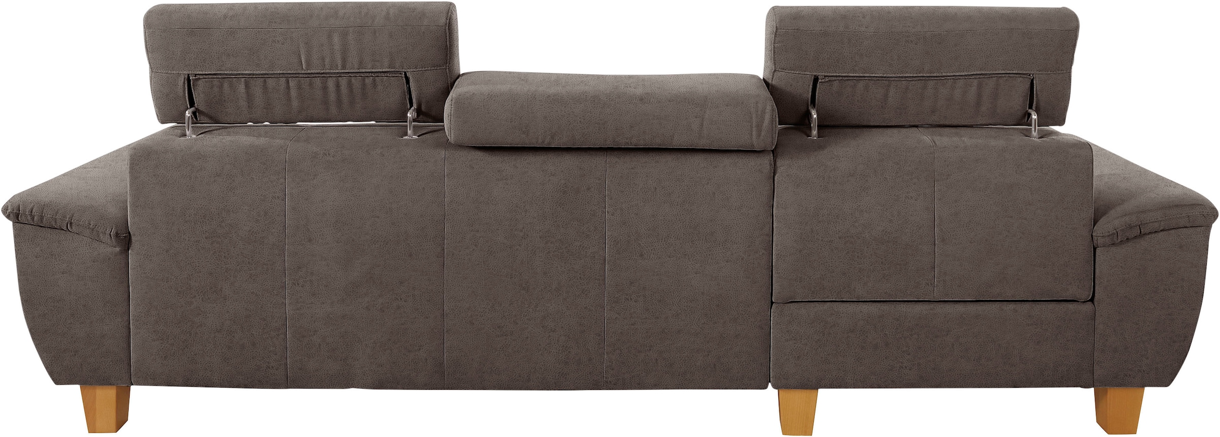 exxpo - sofa fashion Ecksofa »Enya, aufwendige Detailverarbeitung, hoher Sitzkomfort, bequem, L-Form«, inkl. Kopfteilverstellung, wahlweise mit Bettfunktion und Bettkasten