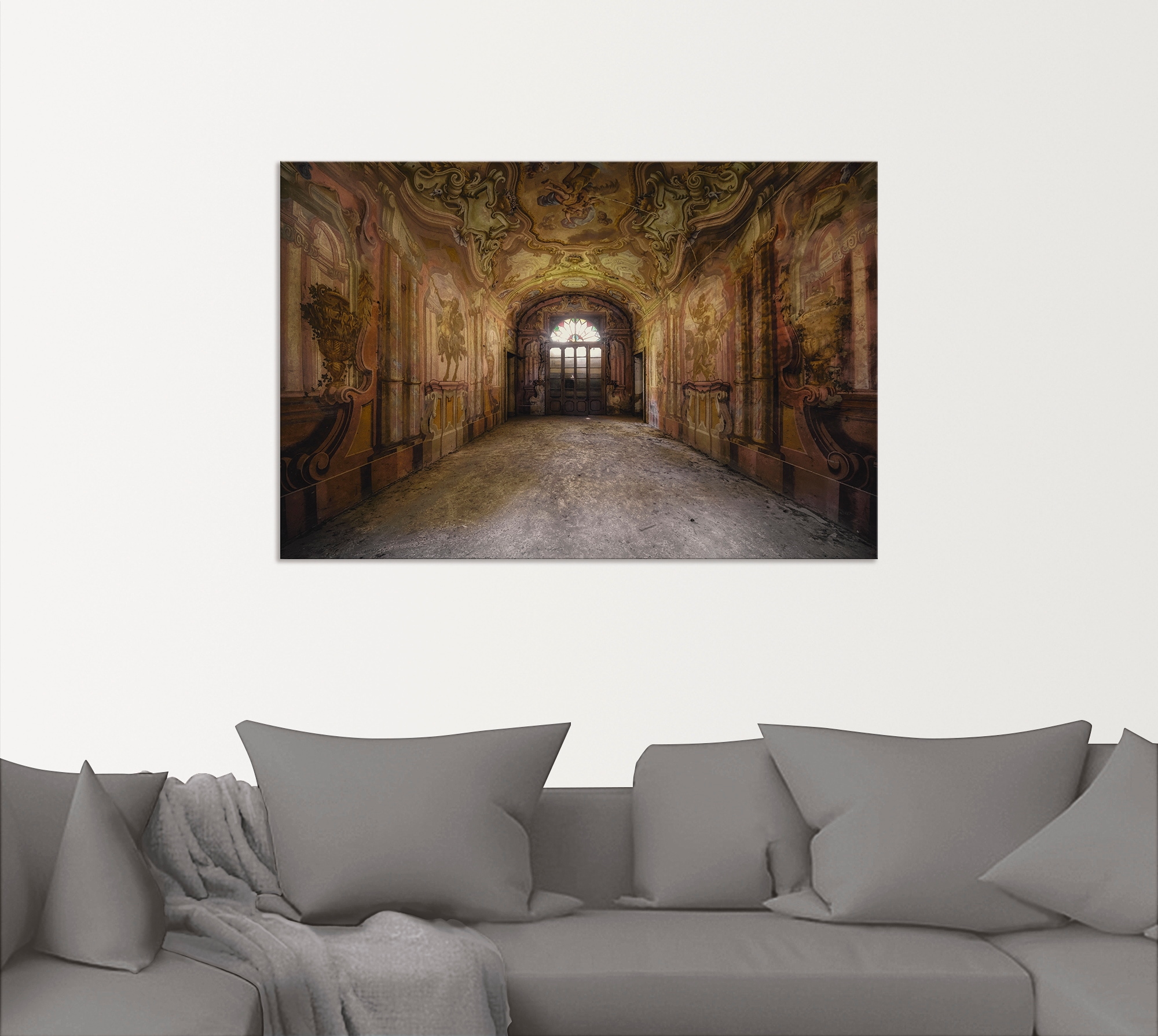 Artland Wandbild »Lost Place - Villa - verlassene Orte«, Gebäude, (1 St.), als Alubild, Outdoorbild, Leinwandbild in verschied. Grössen