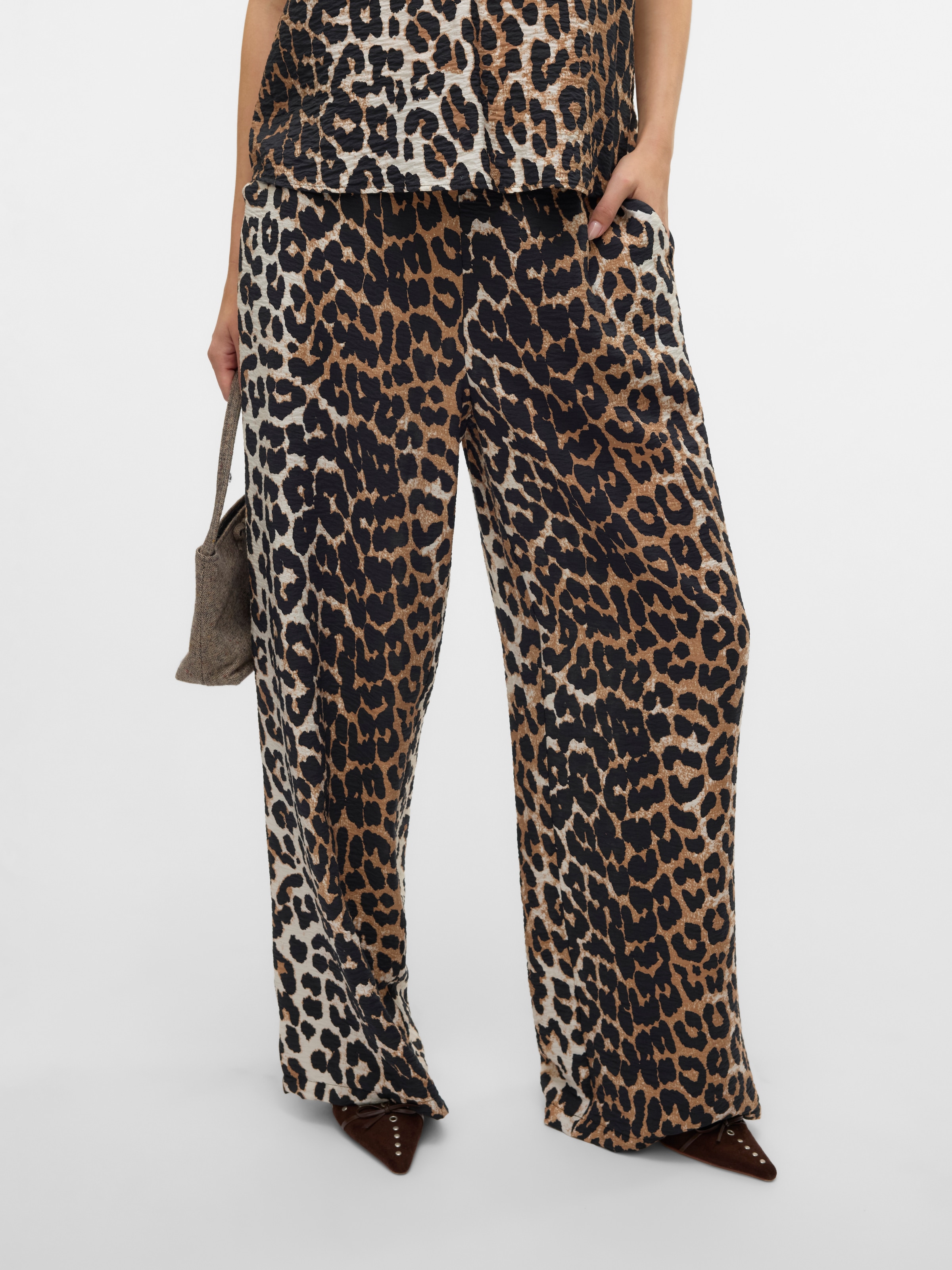 Image of Vero Moda Schlupfhose "VMJOSIE HW WIDE PANT WVN GA NOOS" Sommerhose