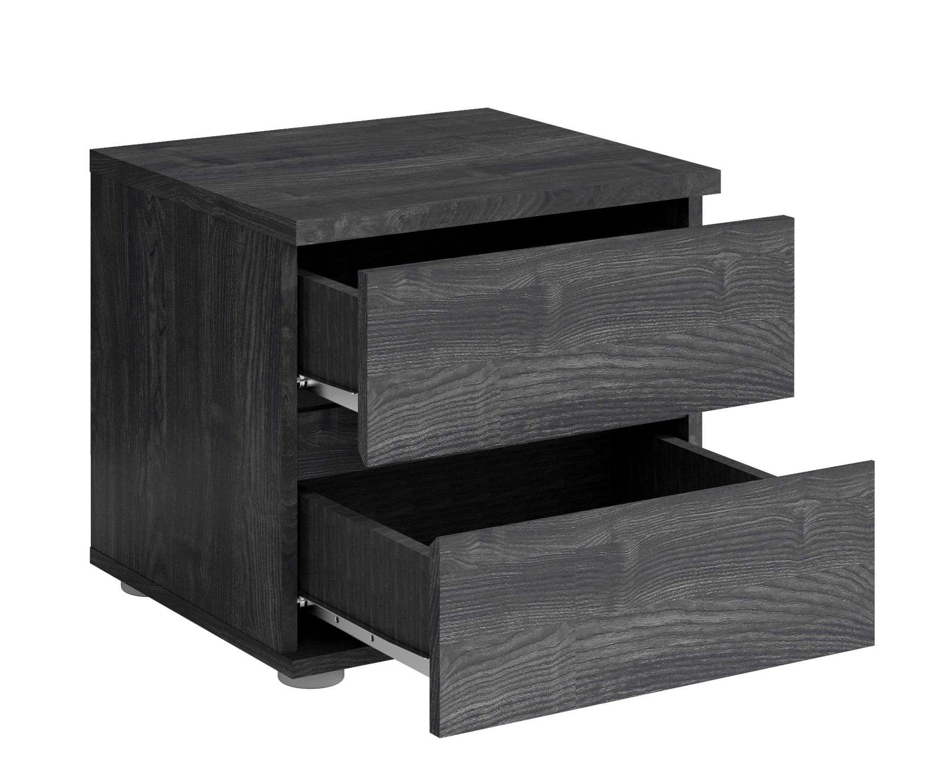 Home affaire Nachttisch »PRESSAC Nachtkommode mit 2 Schubladen, Set 2 Stücke« Set, zwei Stücke,  Set, 2 St., zwei Stücke, Nachtschränke, Masse B/T/H: 46,4/40,8/42,5cm