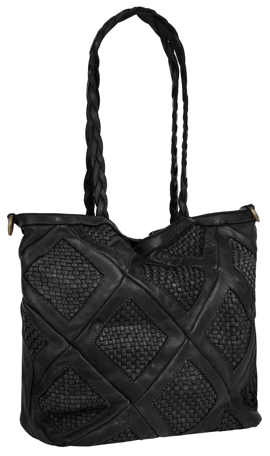 Samantha Look Shopper, echt Leder, Made in Italy