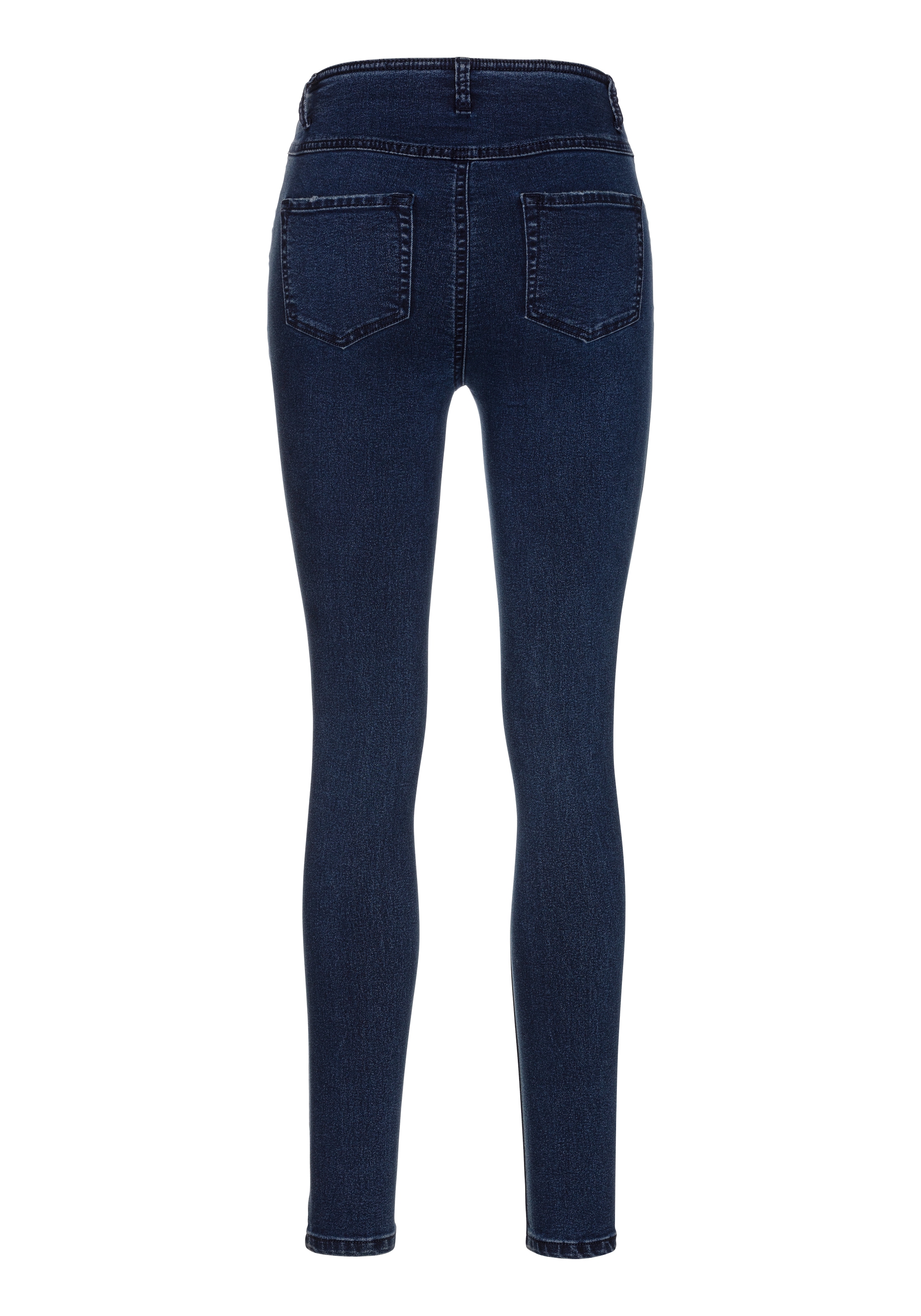 Arizona Skinny-fit-Jeans »Ultra Stretch«, hohe Leibhöhe, knöchellang, elastisches Denim-Material