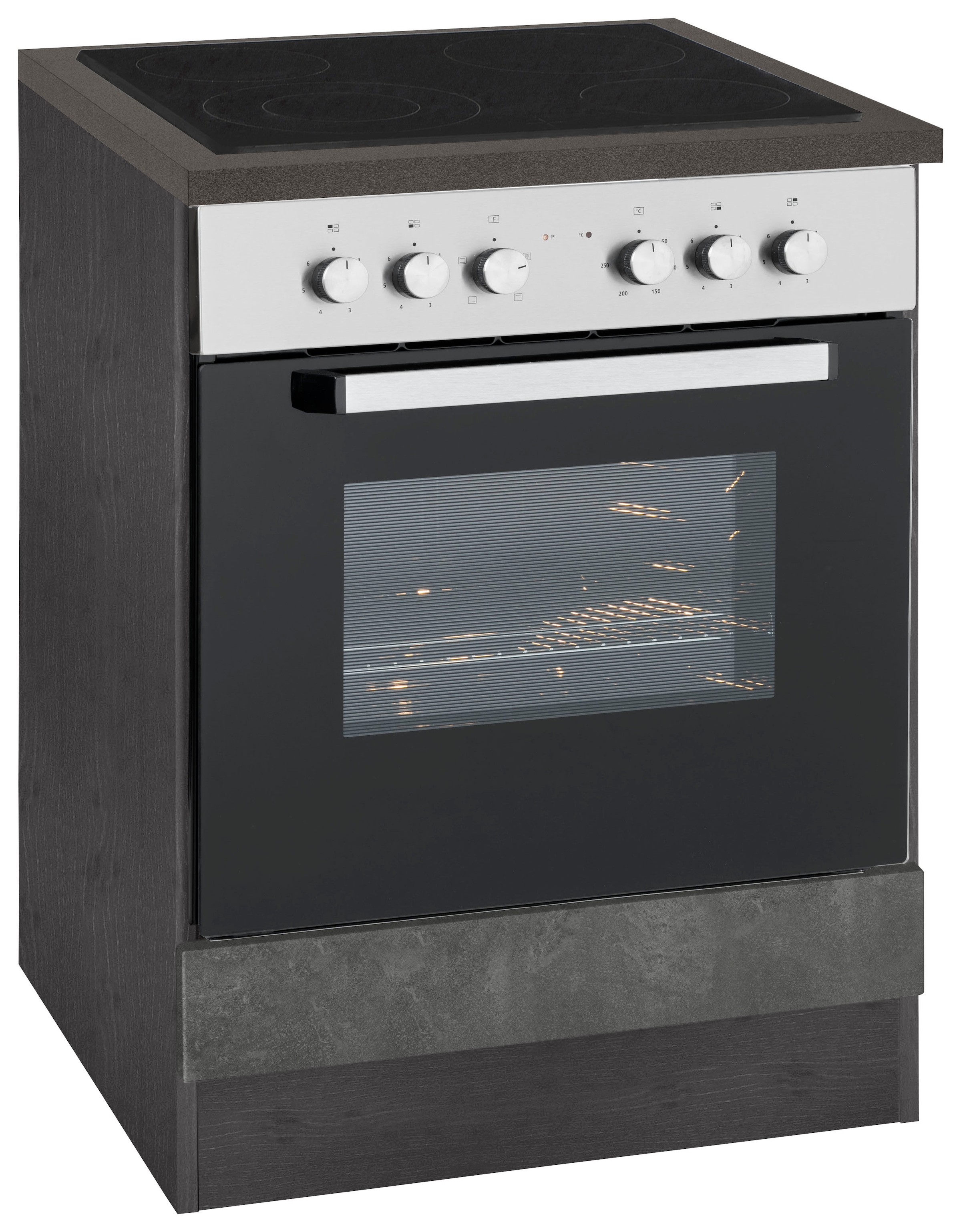 Image of KOCHSTATION Herdumbauschrank "KS-Tulsa" 60 cm breit, für Einbau-Herdset