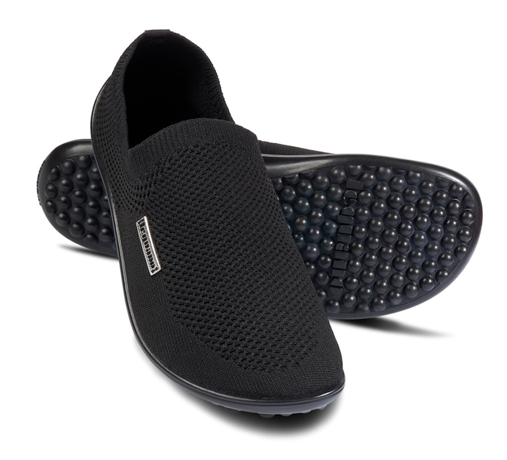 Leguano Barfussschuh »SCIO«, Slipper, Freizeitschuh, Bequemschuh mit seitlichem Logo-Emblem