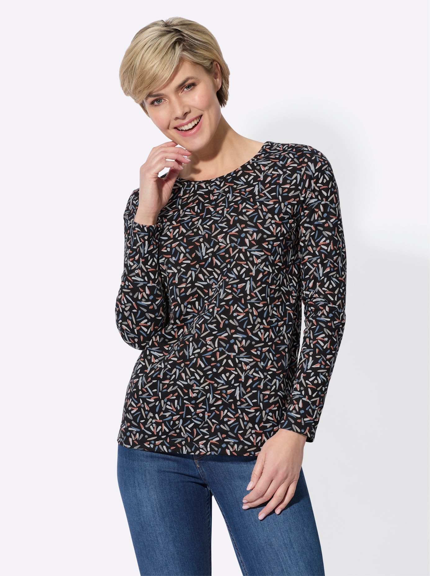 Classic Basics Langarmshirt »Langarm-Shirt«, (1 tlg.)