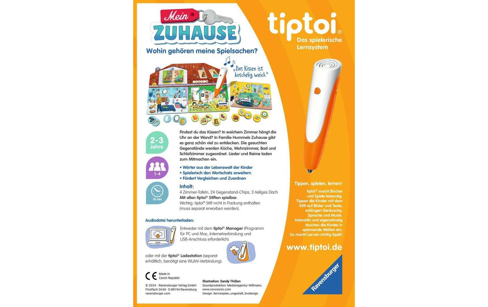 Ravensburger Hörbuch »tiptoi – Mein Zuhause«, (Tiptoi-Stift nicht enthalten (muss separat erworben werden)