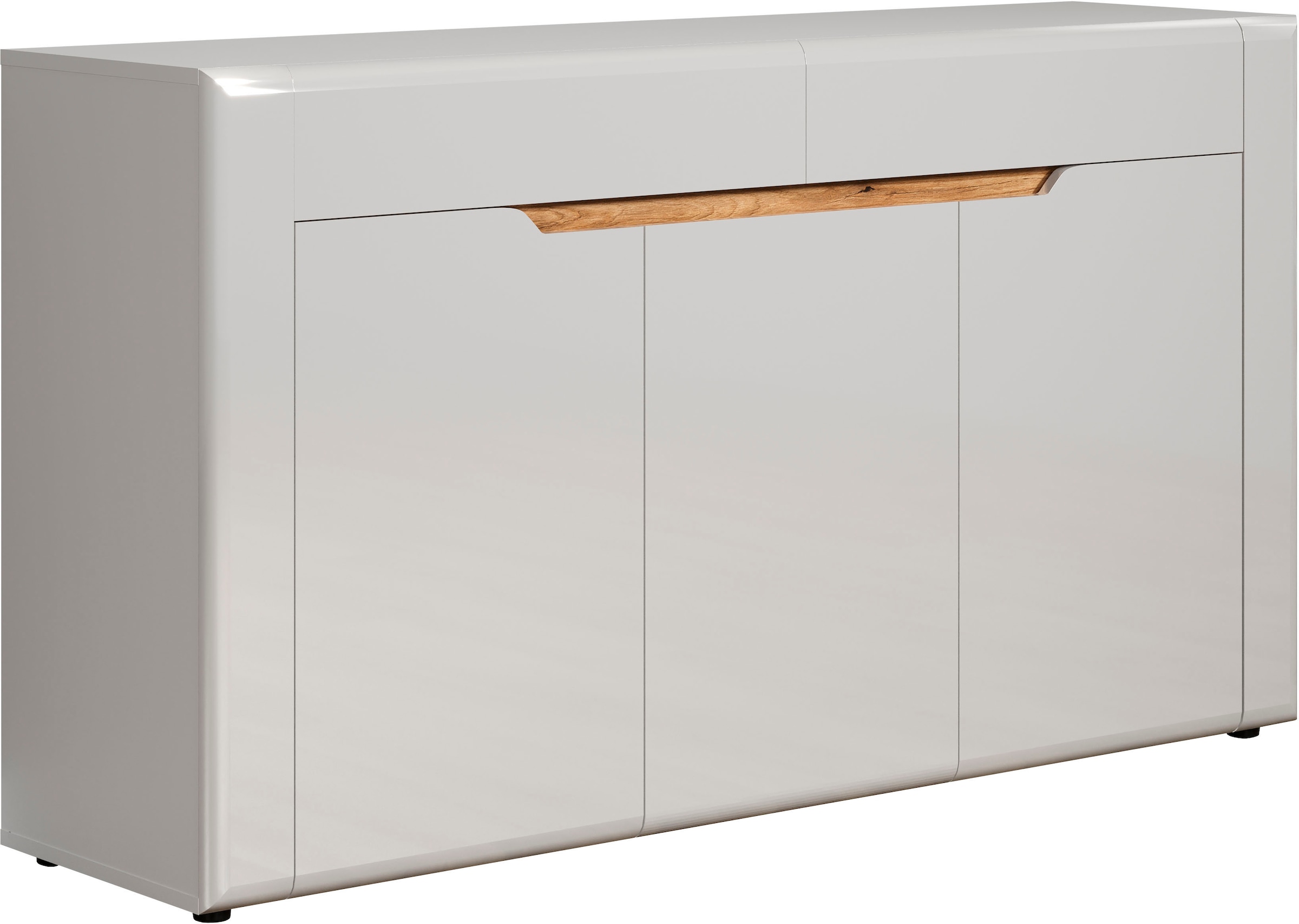 INOSIGN Sideboard »Graz«, (Packung, 1 St.), Masse aufgebaut (B/T/H in cm): 150/39/84 - Hochglanz Front