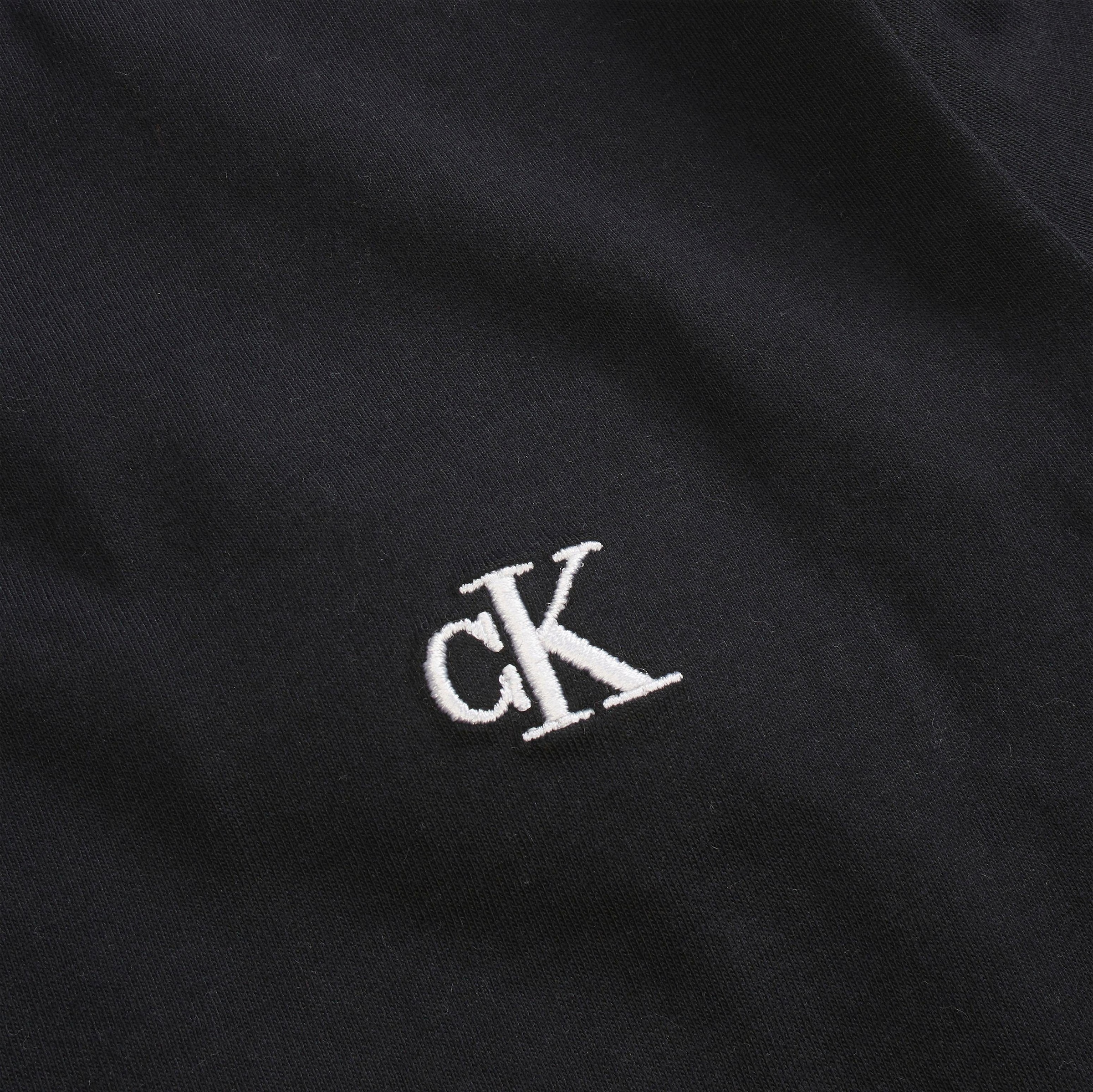 Calvin Klein Jeans T-Shirt gesticktem EMBROIDERY SLIM »CK auf auf der TEE«, Brust CK mit Logo versandkostenfrei