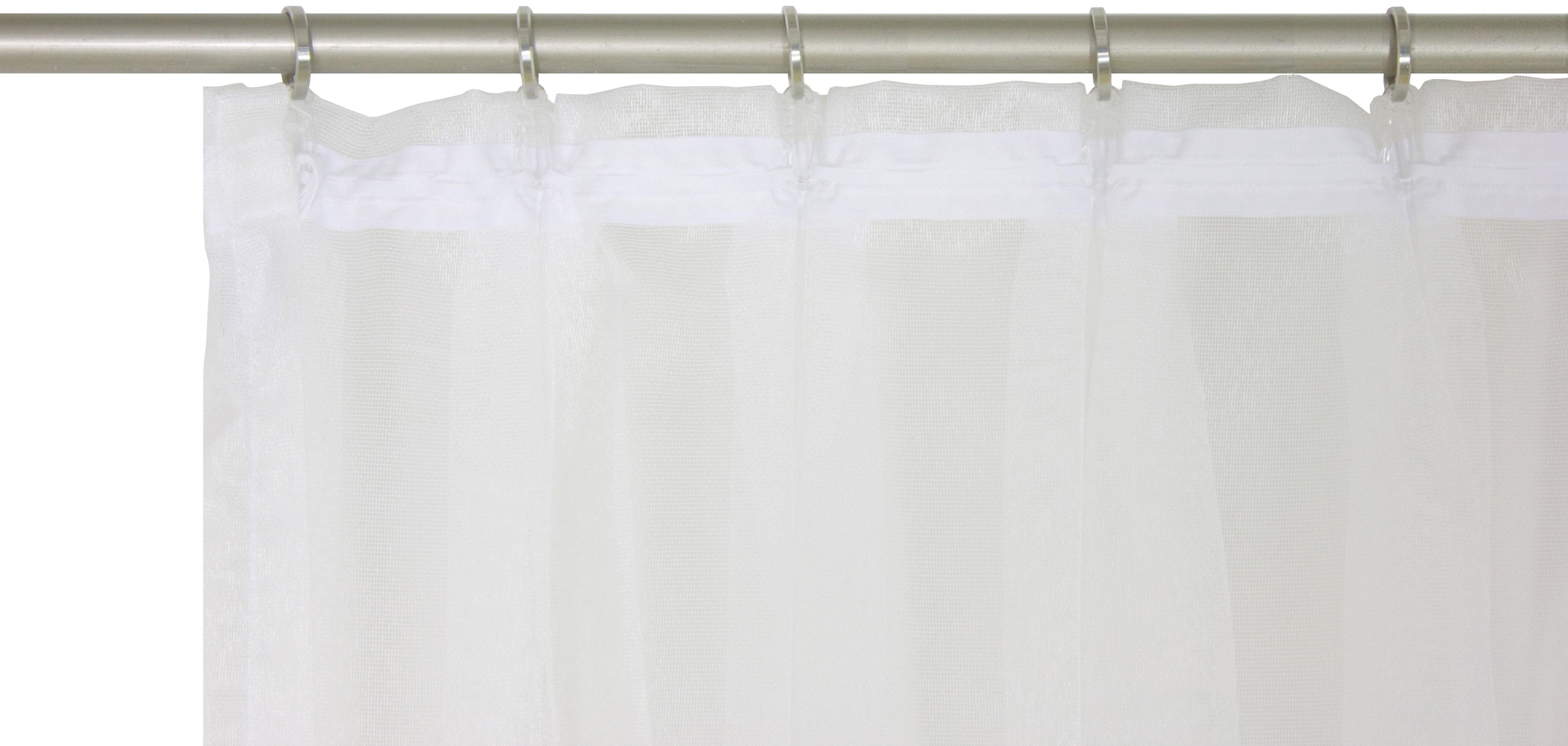 Wirth Rideau »Elena« Ruban plissé 1 cuis tlg. veredelt mit echter Plauener Spitze Stickerei, Bogen