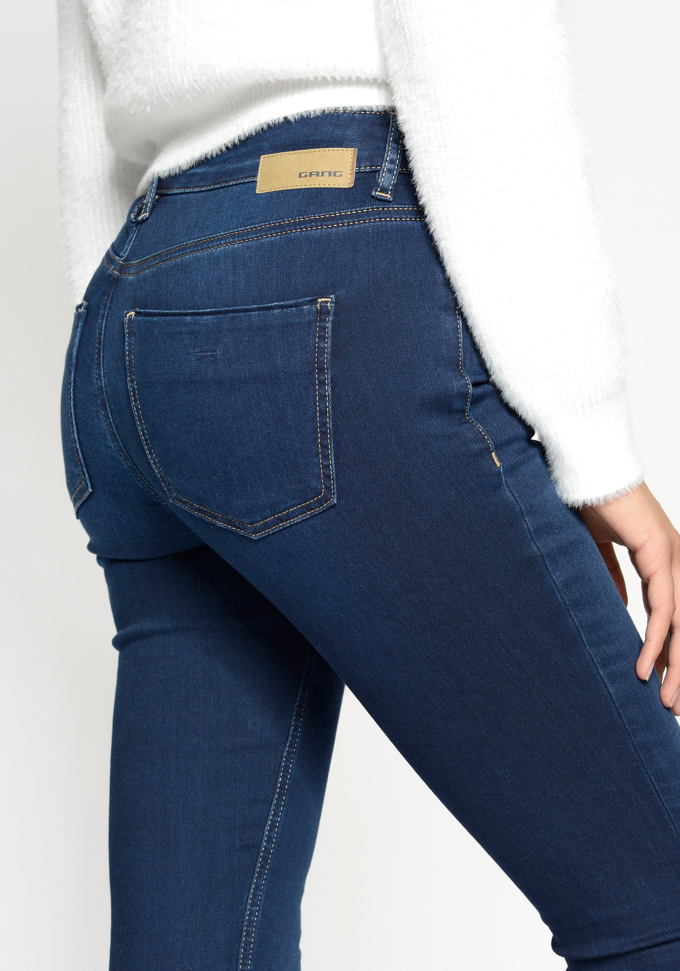 Skinny-fit-Jeans mit »94LAYLA«, kaufen versandkostenfrei GANG Used-Effekten ♕