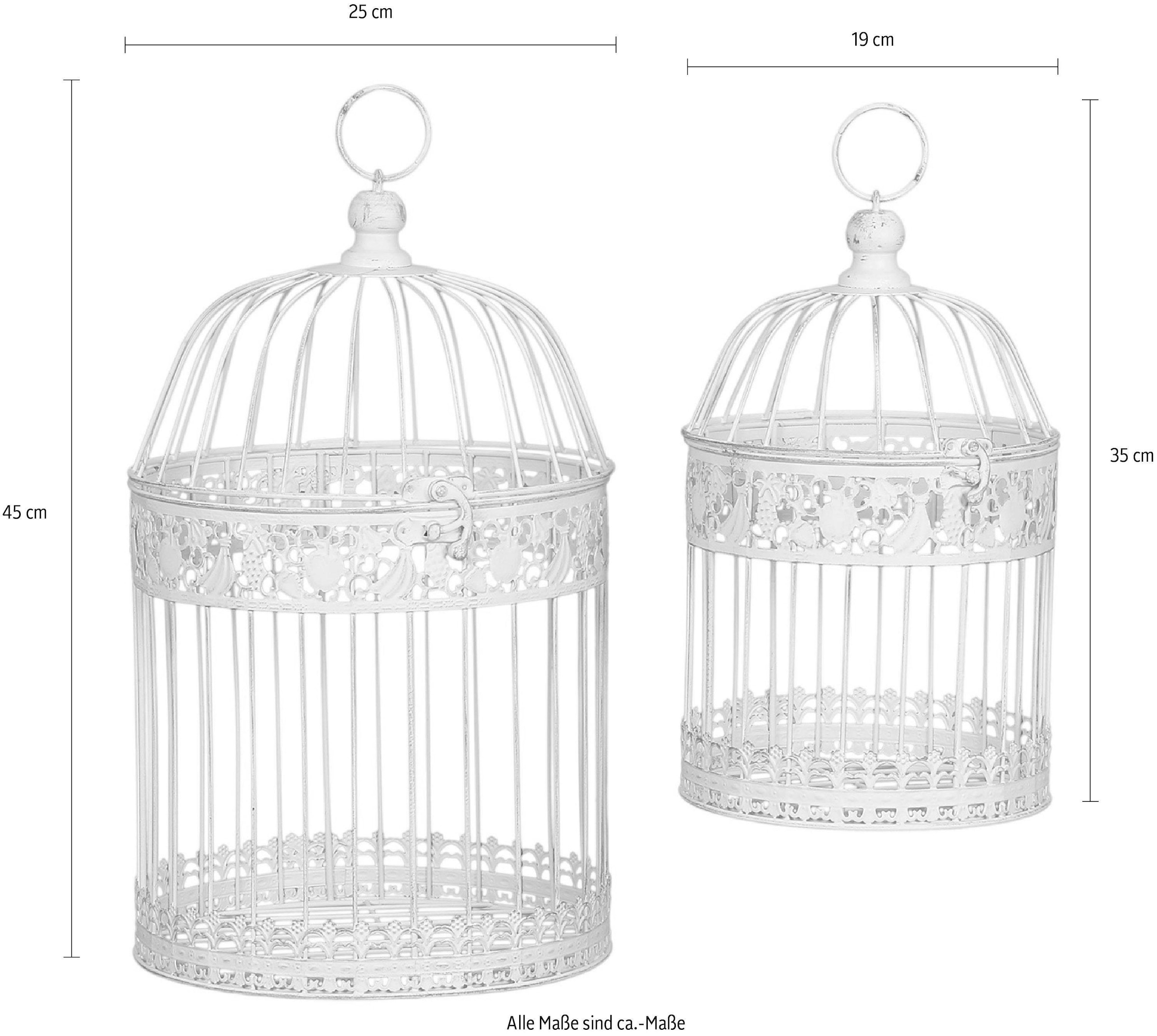 Ambiente Haus Vogelkäfig, (Set, 2er-Set), 2er Set Outdoor geeignet