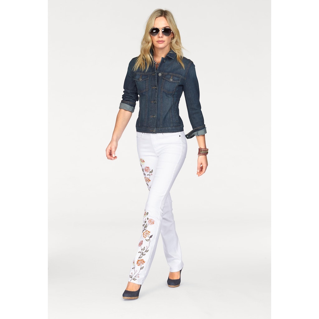 Arizona Jeansjacke, aus elastischem Denim im klassischem Stil