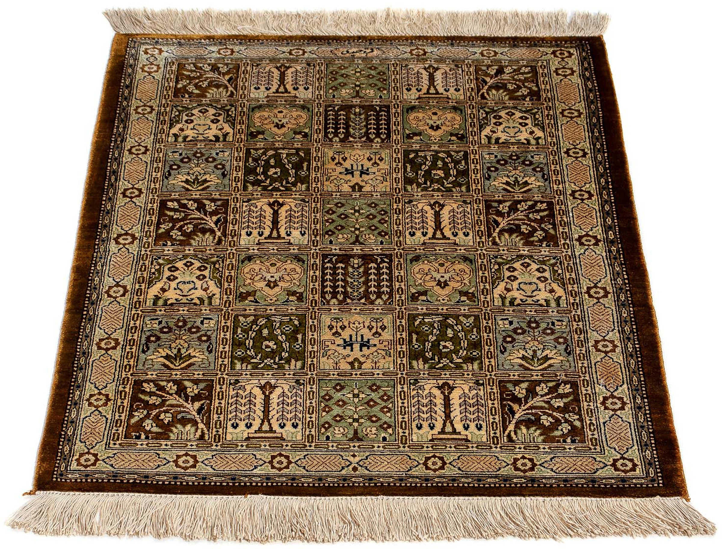 Image of morgenland Orientteppich »Perser - Ghom - 73 x 55 cm - mehrfarbig«, rechteckig, 10 mm Höhe, Wohnzimmer, Handgeknüpft, Einzelstück mit Zertifikat bei Ackermann Versand Schweiz