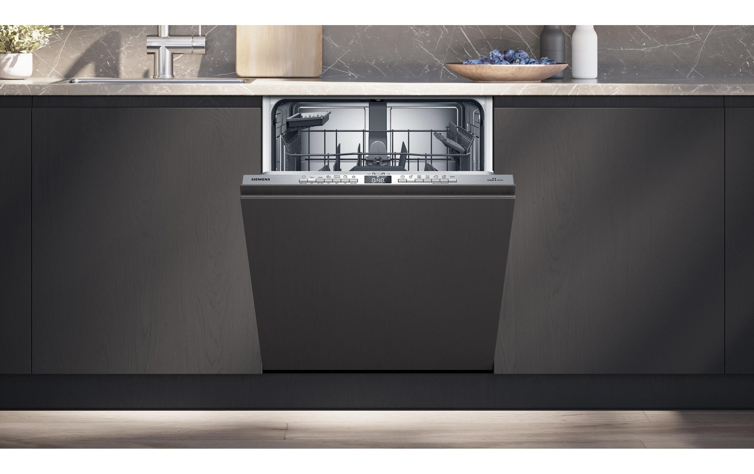 Image of SIEMENS vollintegrierbarer Geschirrspüler "iQ300 SN73EX" 13 tlg. Massgedecke