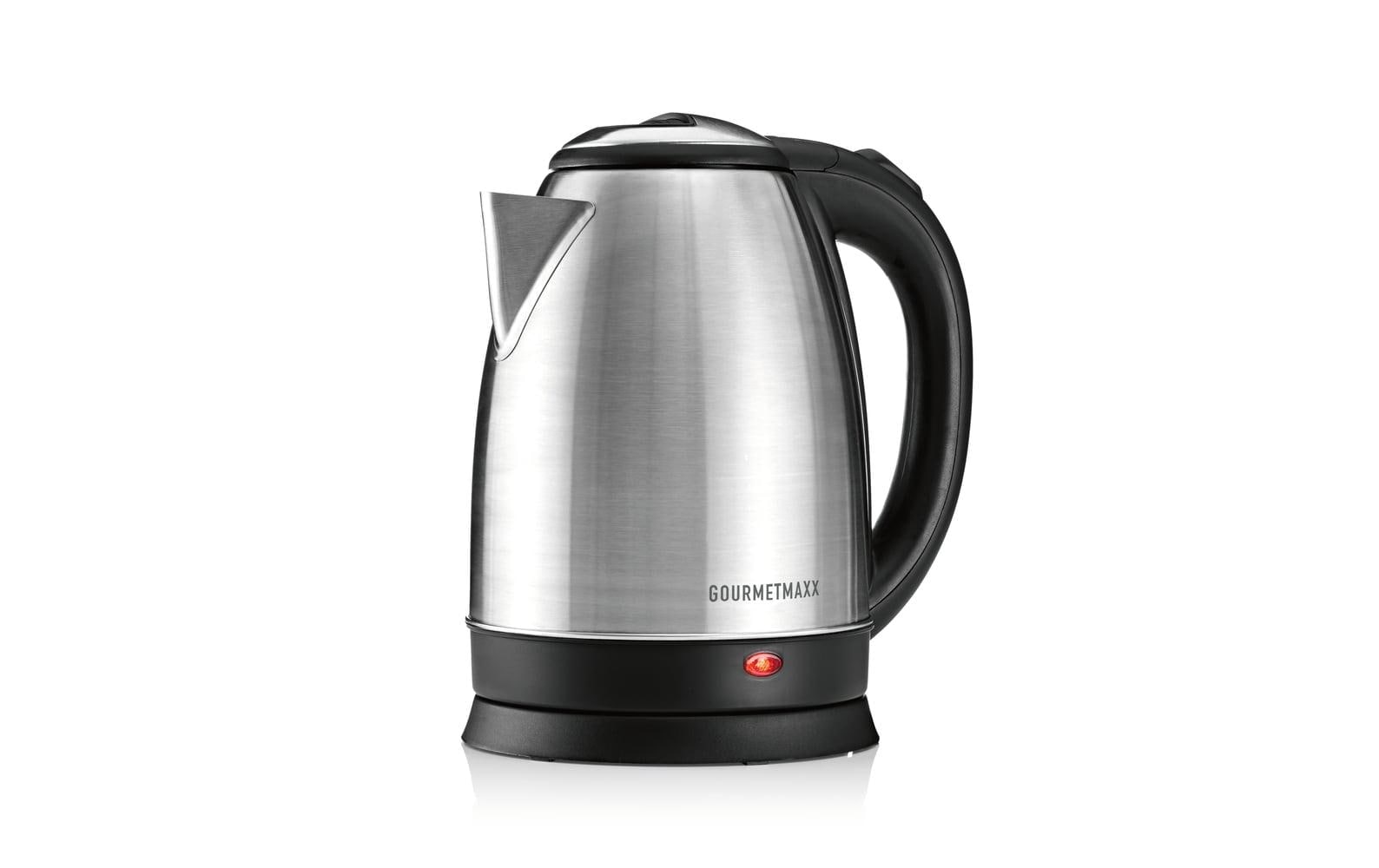 GOURMETmaxx Chauffe-eau »Wasserkocher 30388 1.8 l, Schwarz/Edelstahl«