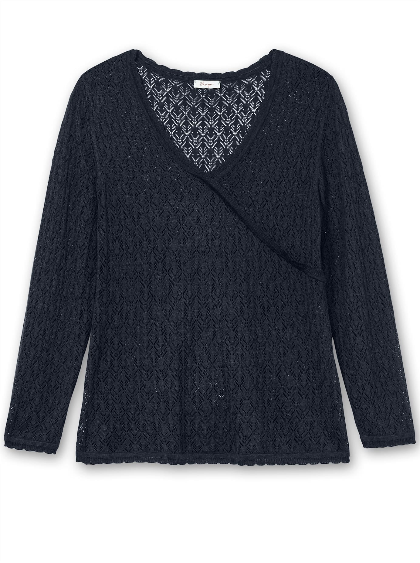 Sheego Pull col V »V-Ausschnitt-Pullover«