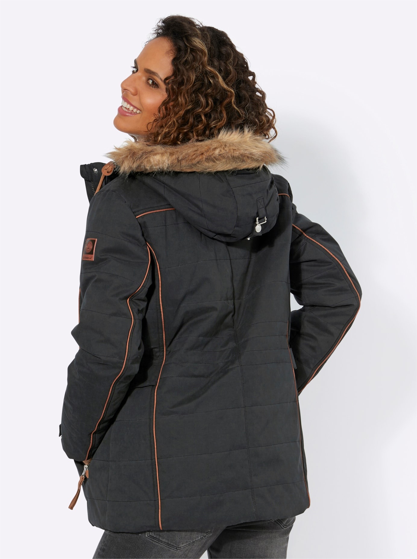 Casual Looks Steppjacke mit Kapuze