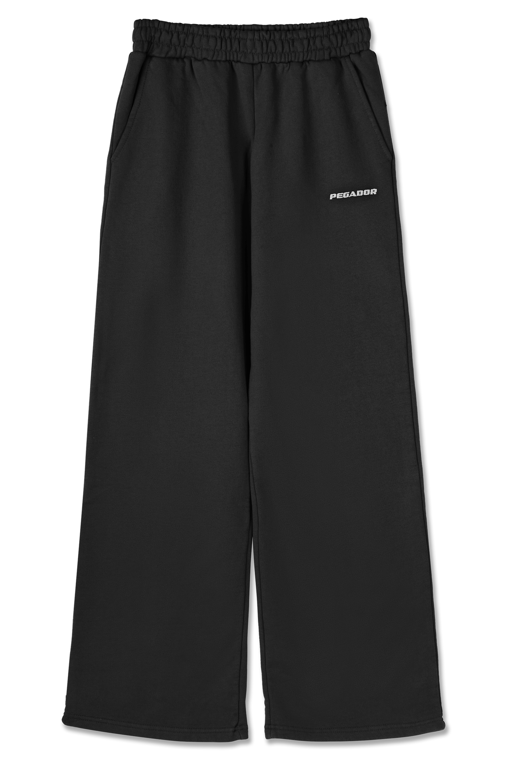 PEGADOR Pantalon sweat »Logo Wide Sweat Pants«  mélange de coton, ample