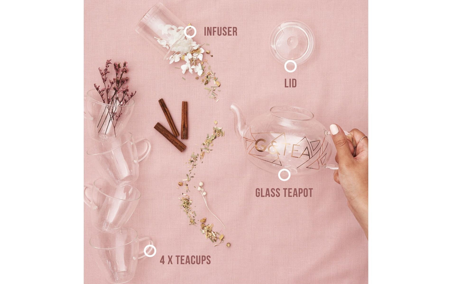   Théière »Oak & Steel mit Tassen 0.8 l« 0,8 l 5 cuis tlg.