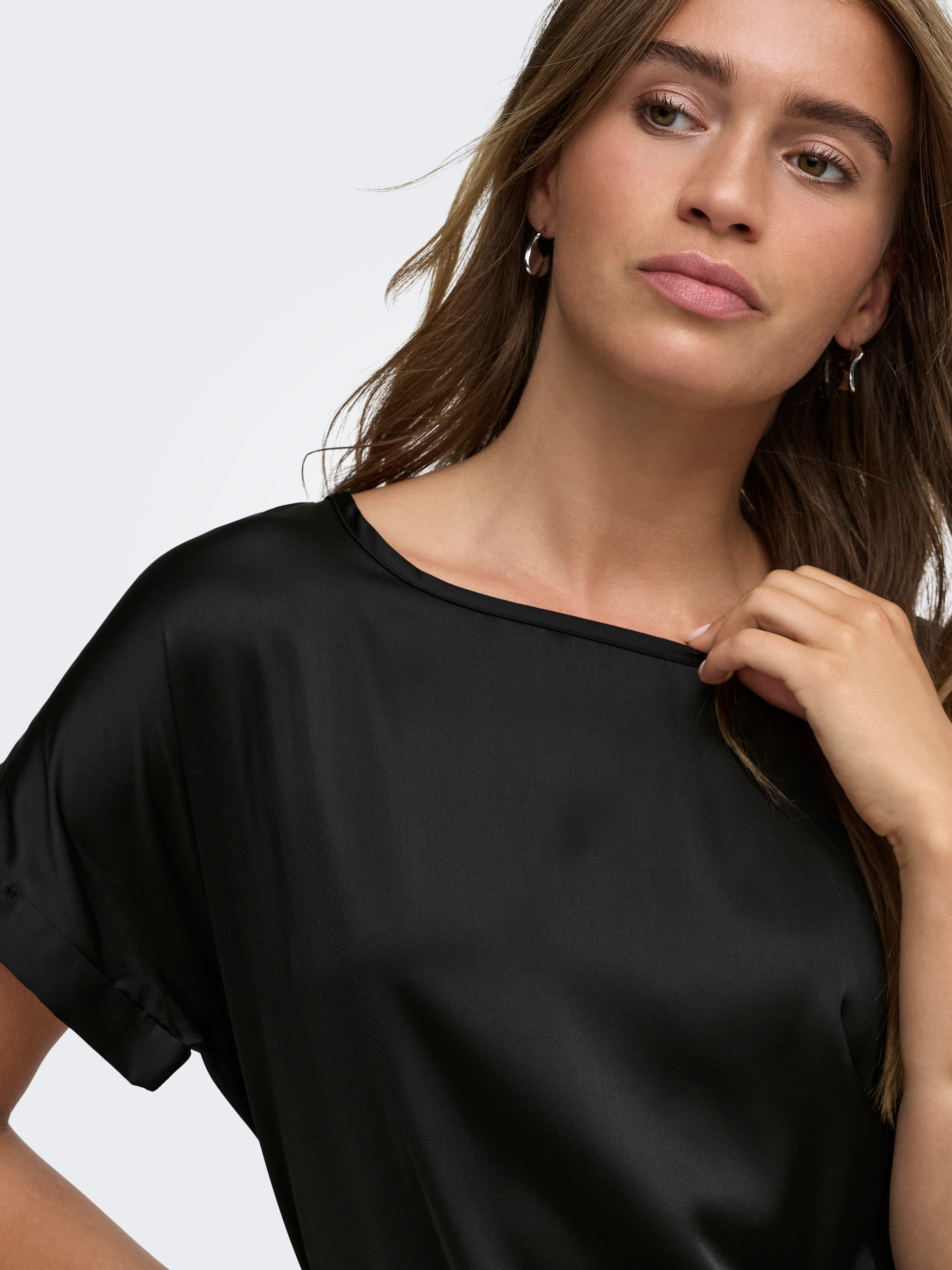 JDY Blouse à manches courtes »JDYFIFI S/S TOP  WVN NOOS« Polyester