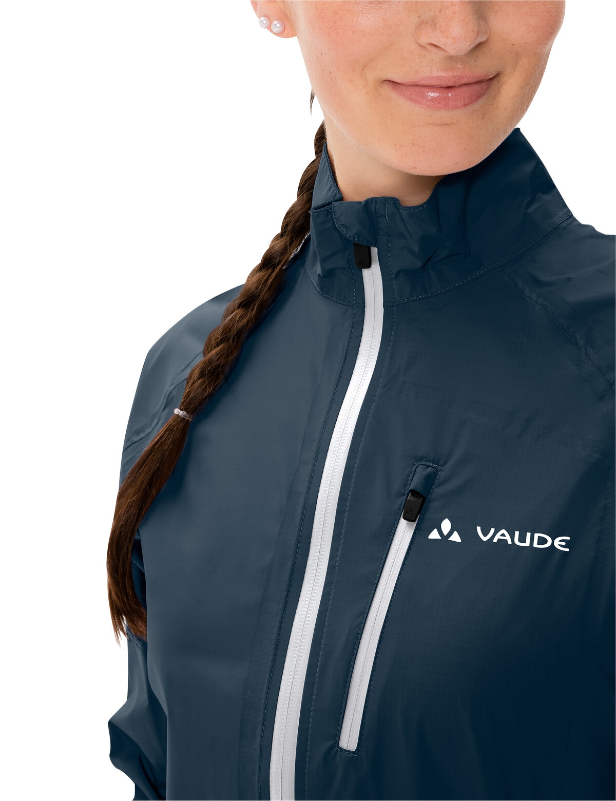 VAUDE Regenjacke »Women's Drop Jacket III« sportlicher Stil, wasserdicht mit 10000 mm Wassersäule, atmungsaktiv