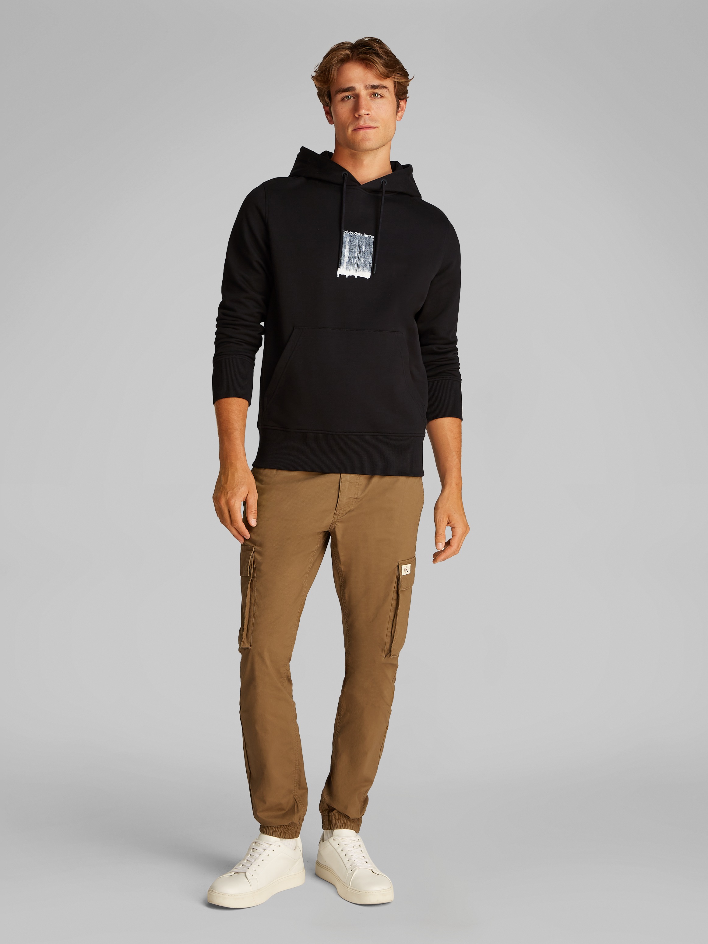 Calvin Klein Jeans Hoodie »BRUSH STROKE GRAPHIC HOODIE«, mit Logodruck
