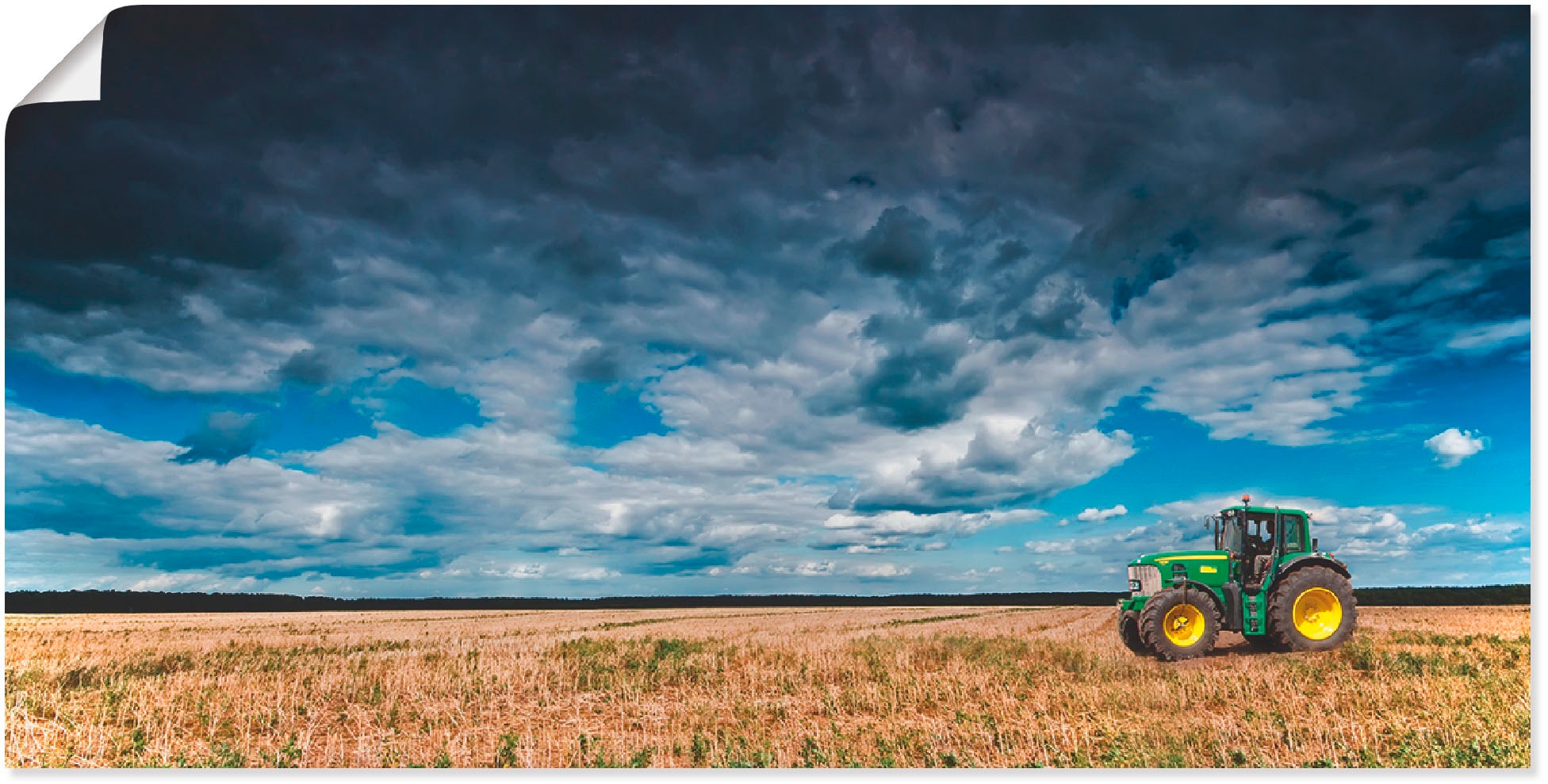 Image of Artland Wandbild »Traktor Landschaftsfotografie«, Traktoren, (1 St.), in vielen Grössen & Produktarten -Leinwandbild, Poster, Wandaufkleber / Wandtattoo auch für Badezimmer geeignet bei Ackermann Versand Schweiz