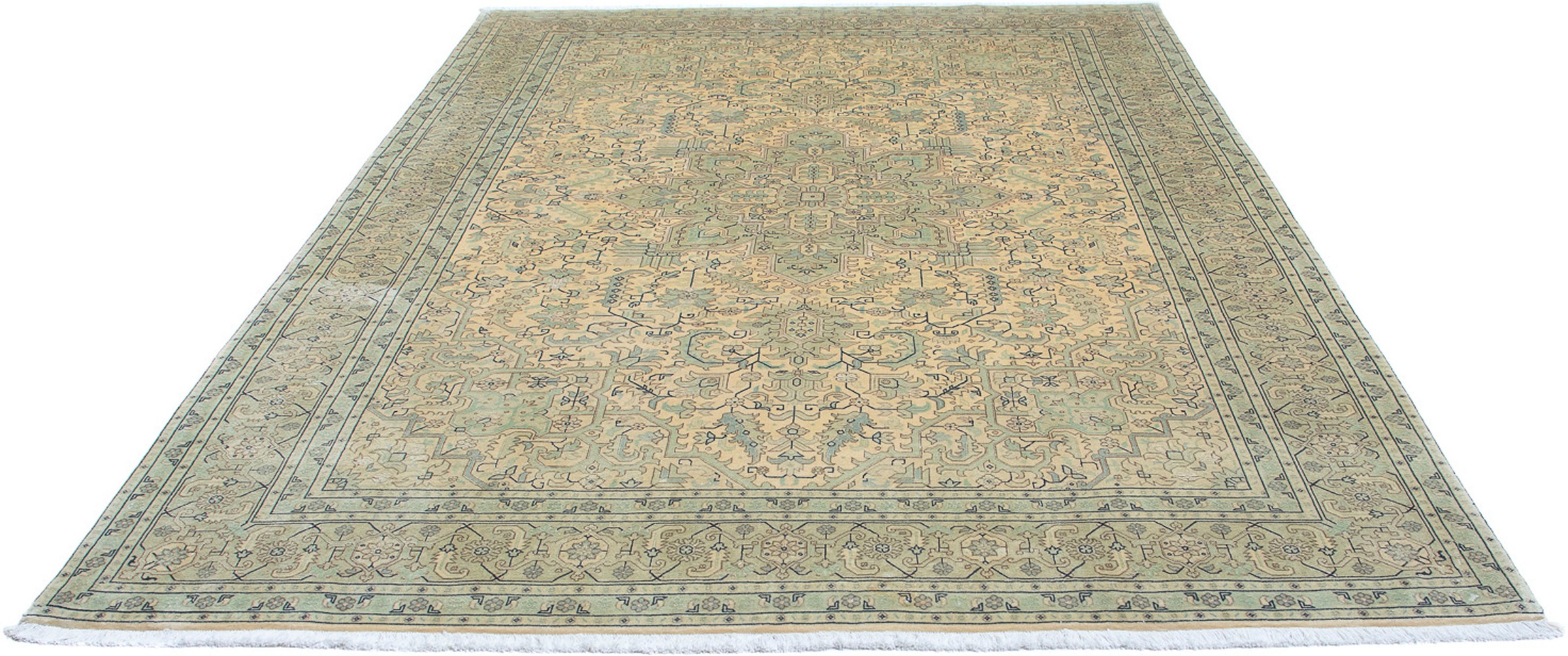 Image of morgenland Orientteppich »Perser - Täbriz - Royal - 292 x 203 cm - mehrfarbig«, rechteckig, 7 mm Höhe, Wohnzimmer, Handgeknüpft, Einzelstück mit Zertifikat bei Ackermann Versand Schweiz
