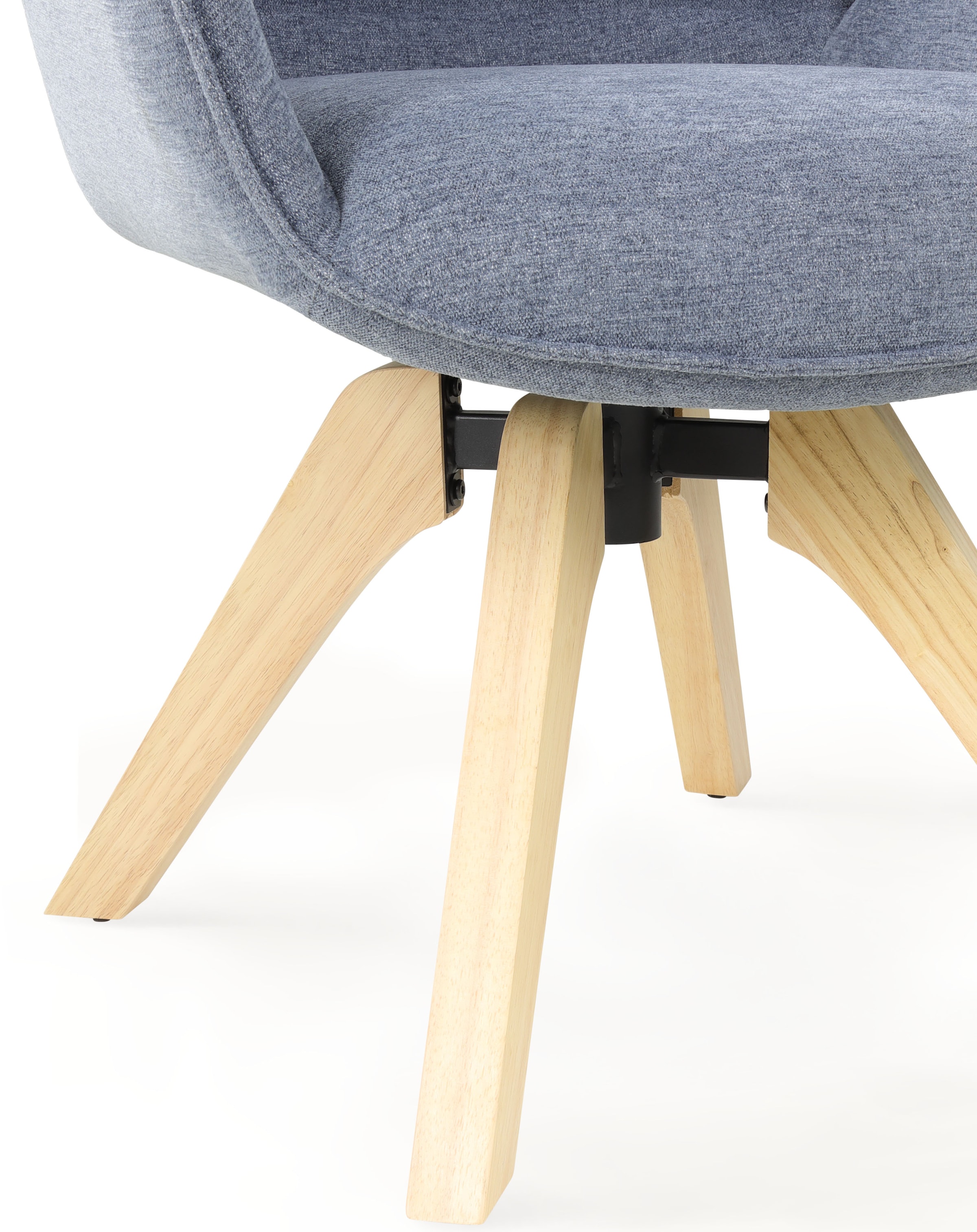 TOM TAILOR HOME Armlehnstuhl »WINGS ARMCHAIR« (Set) 2 Stk.mit Armlehnen, drehbar, Rückholfunktion, Massivholzgestell