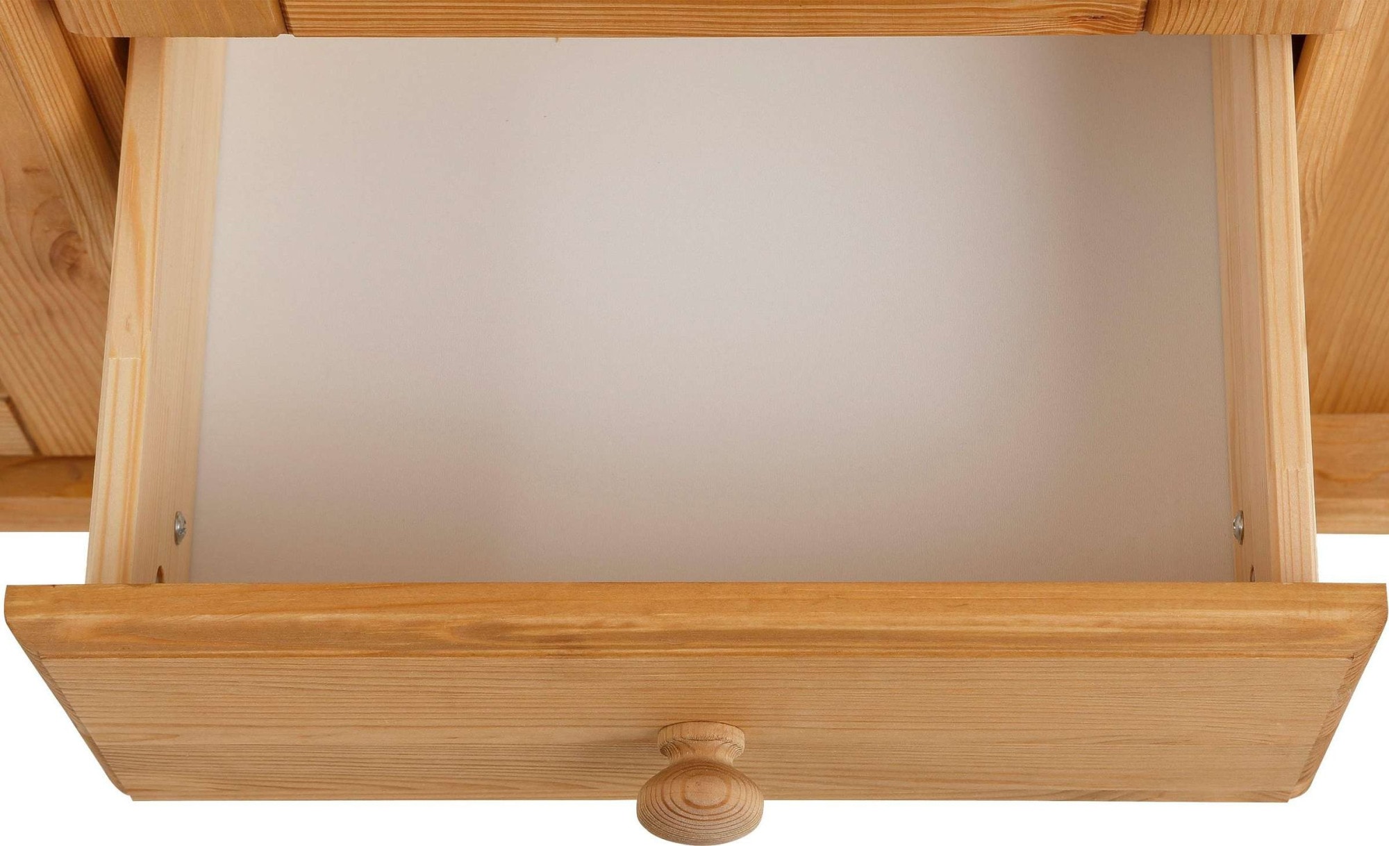 Home affaire Kommode »Sideboard, Anrichte, mit 3 Schubladen, 2 Türen«, aus massiver Kiefer, Breite 130 cm
