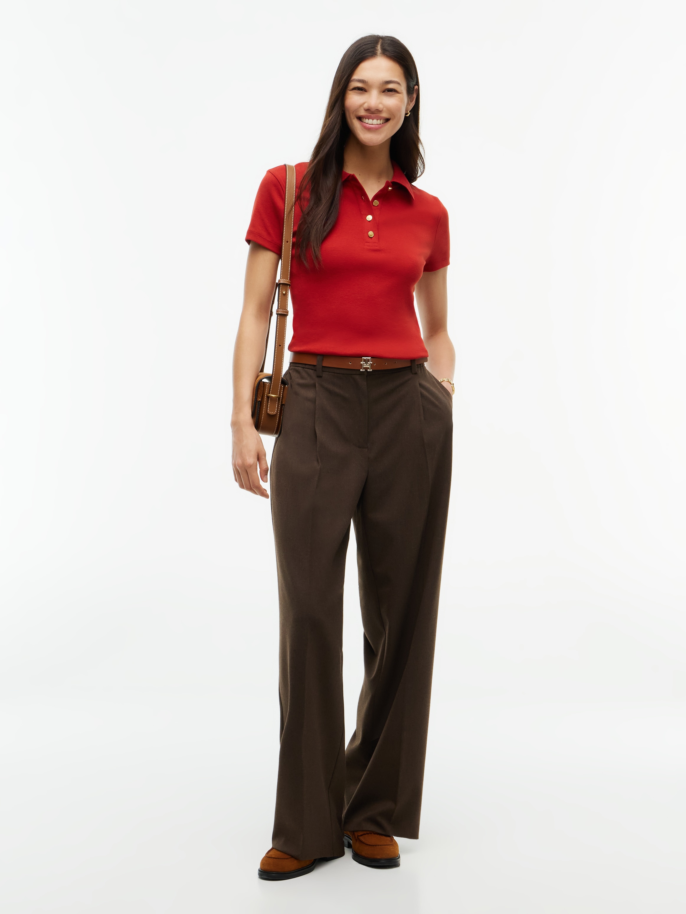 Tommy Hilfiger Polo »GOLD BUTTON REG S/S POLO« Baumwolle