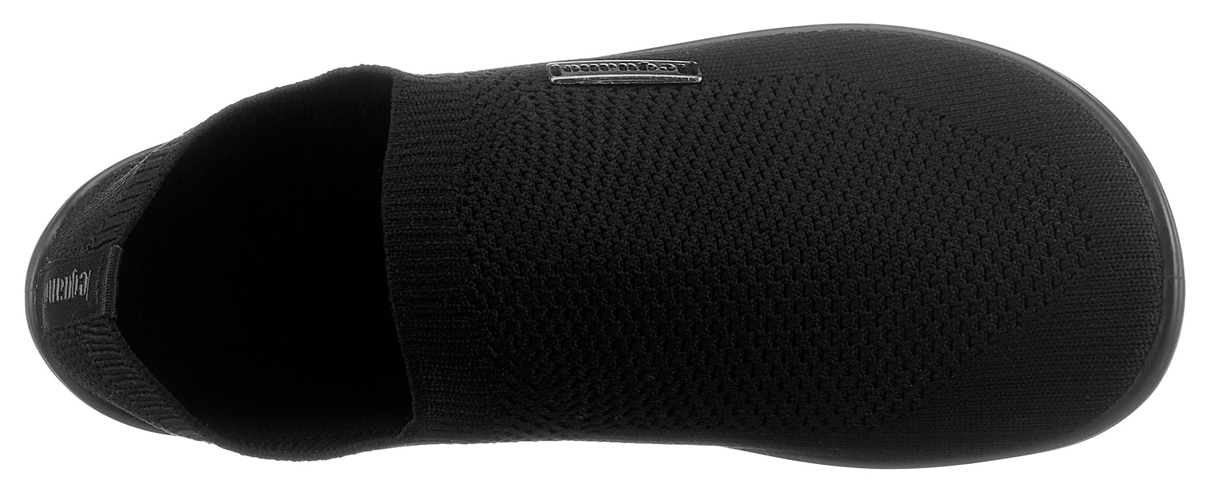 Leguano Barfussschuh »SCIO«, Slipper, Freizeitschuh, Bequemschuh mit seitlichem Logo-Emblem
