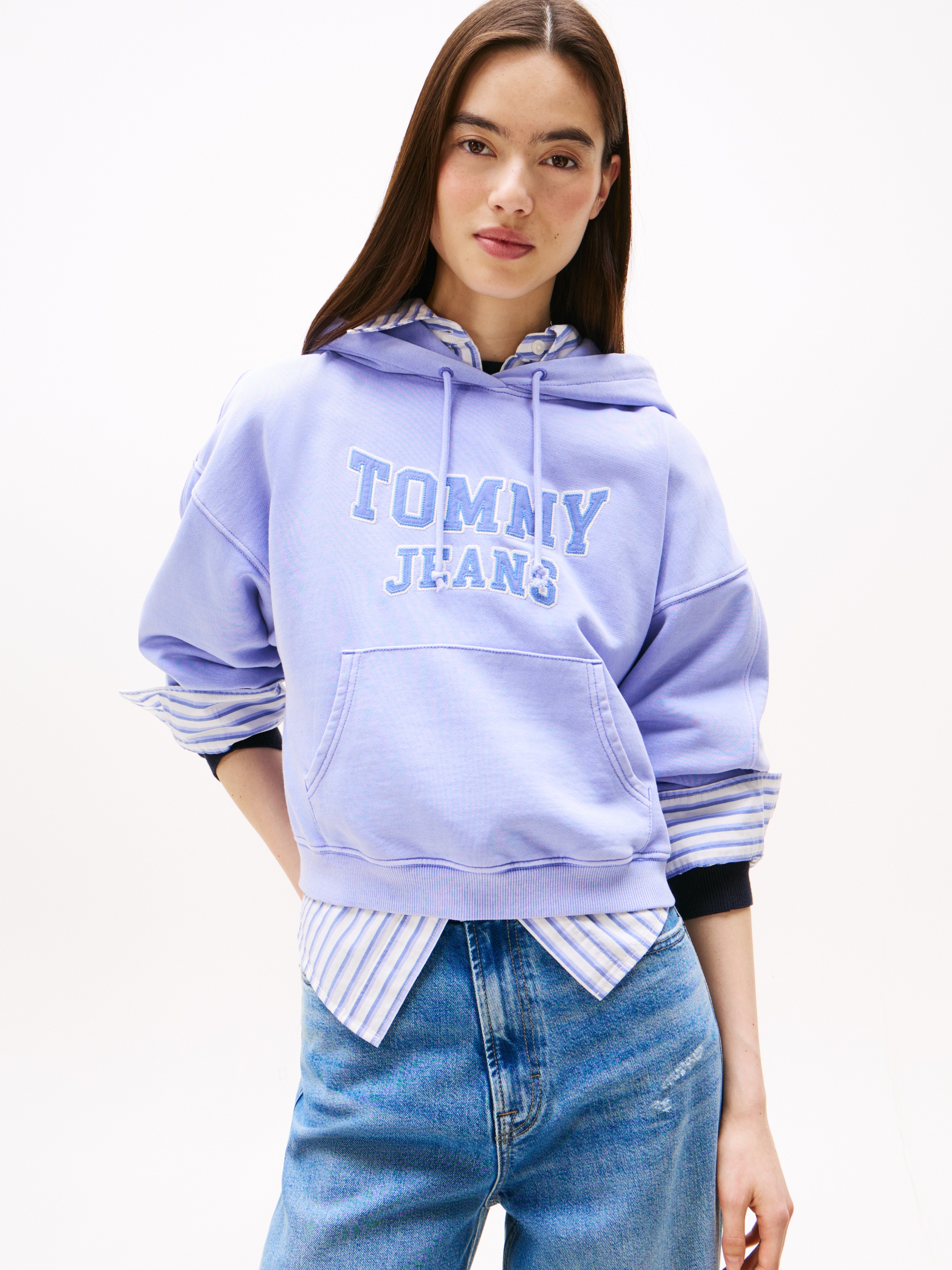 Image of Tommy Jeans Kapuzensweatshirt "TJW BXY CRP VARSITY HOODIE"
