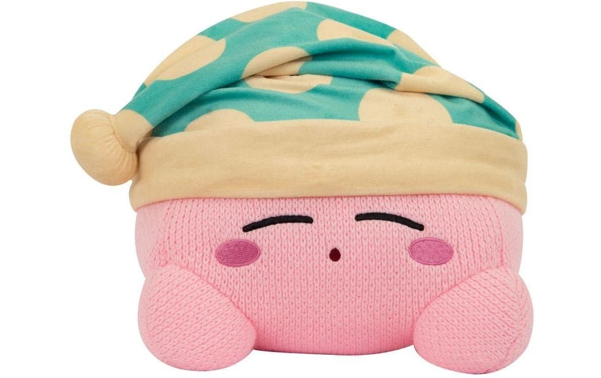 Image of Tomy Plüschfigur "Plüsch Nuiguru-Knit Schlafender Kirby" Plüschfigur