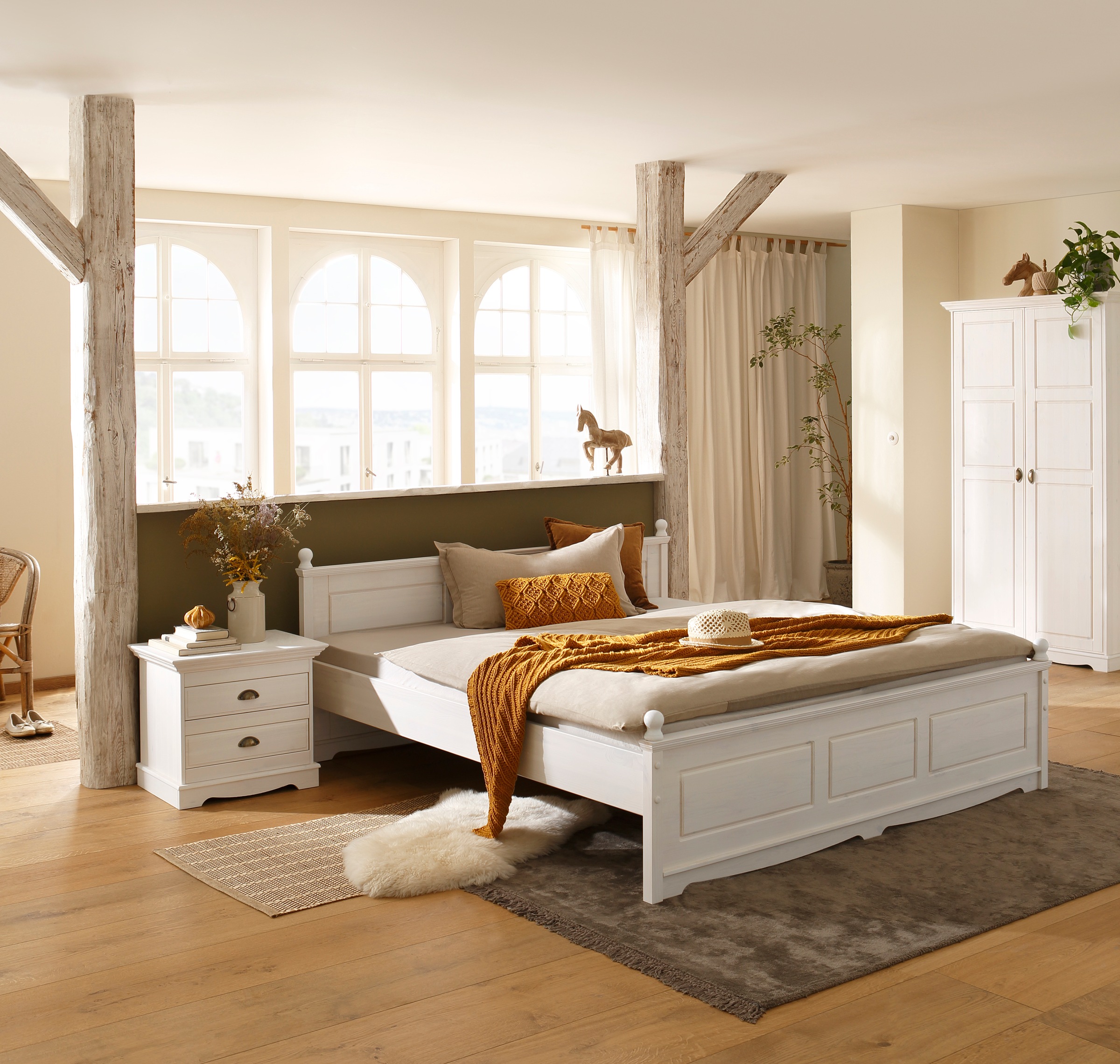 Image of Home affaire Einzelbett »Eva«, aus Kiefer massiv bei Ackermann Versand Schweiz