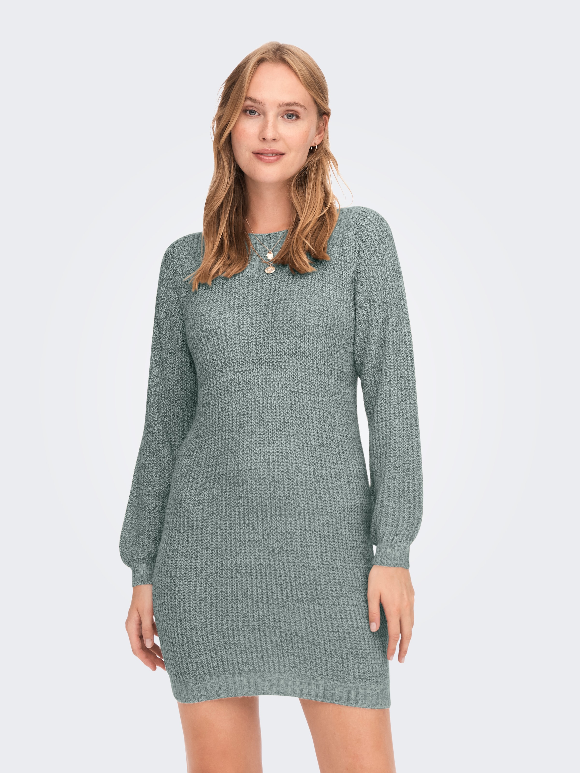 JDY Mini-robe »JDYWHITNEY MEGAN L/S BOAT DRESS KNT NOOS« Sommerkleid