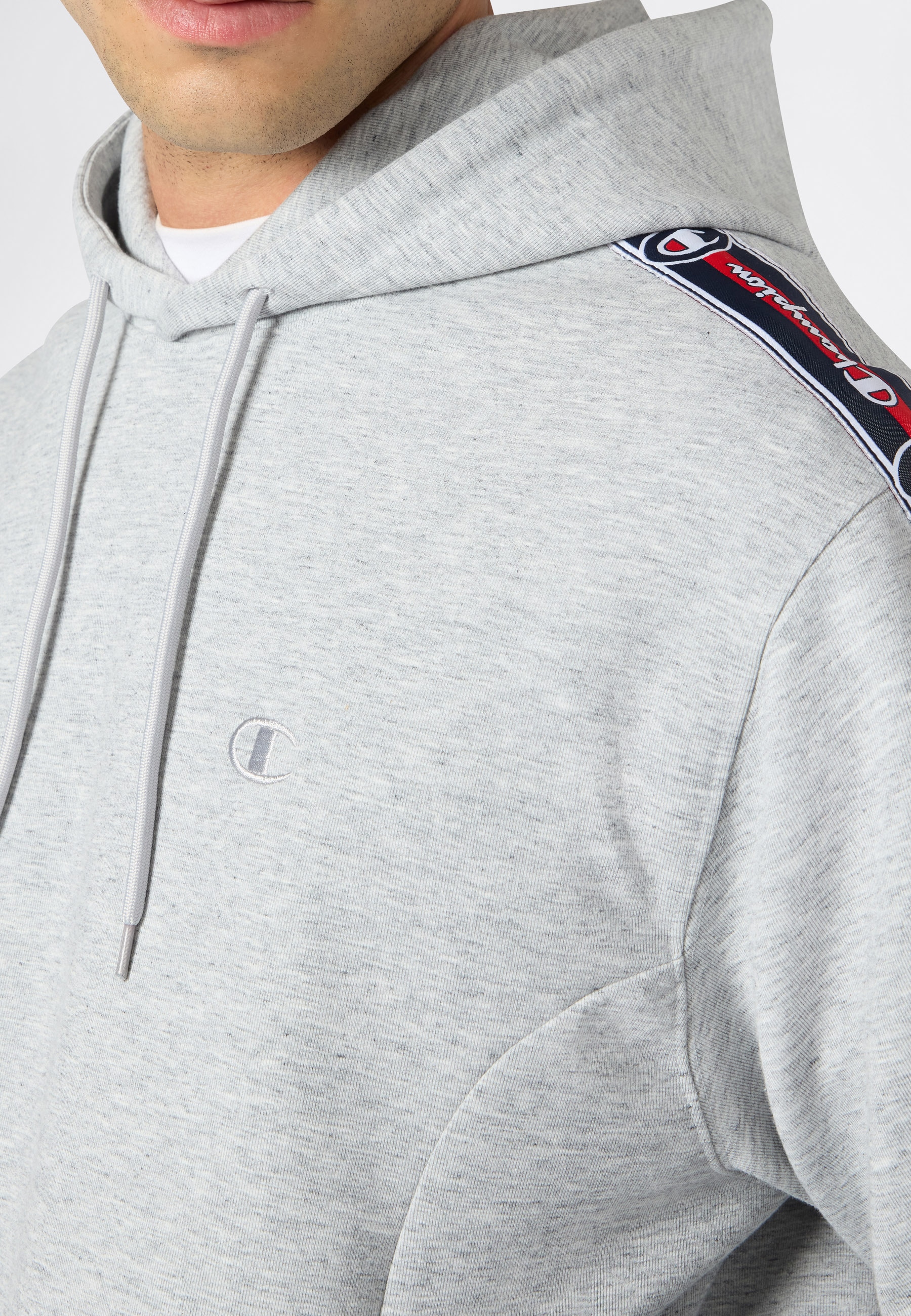 Champion Kapuzensweatshirt »SPORTWEAR HOODIE Relax Fit Stretch Cotton«, mit sportlichem Stil, aus Polyester, Baumwolle und Elasthan, Relax Fit
