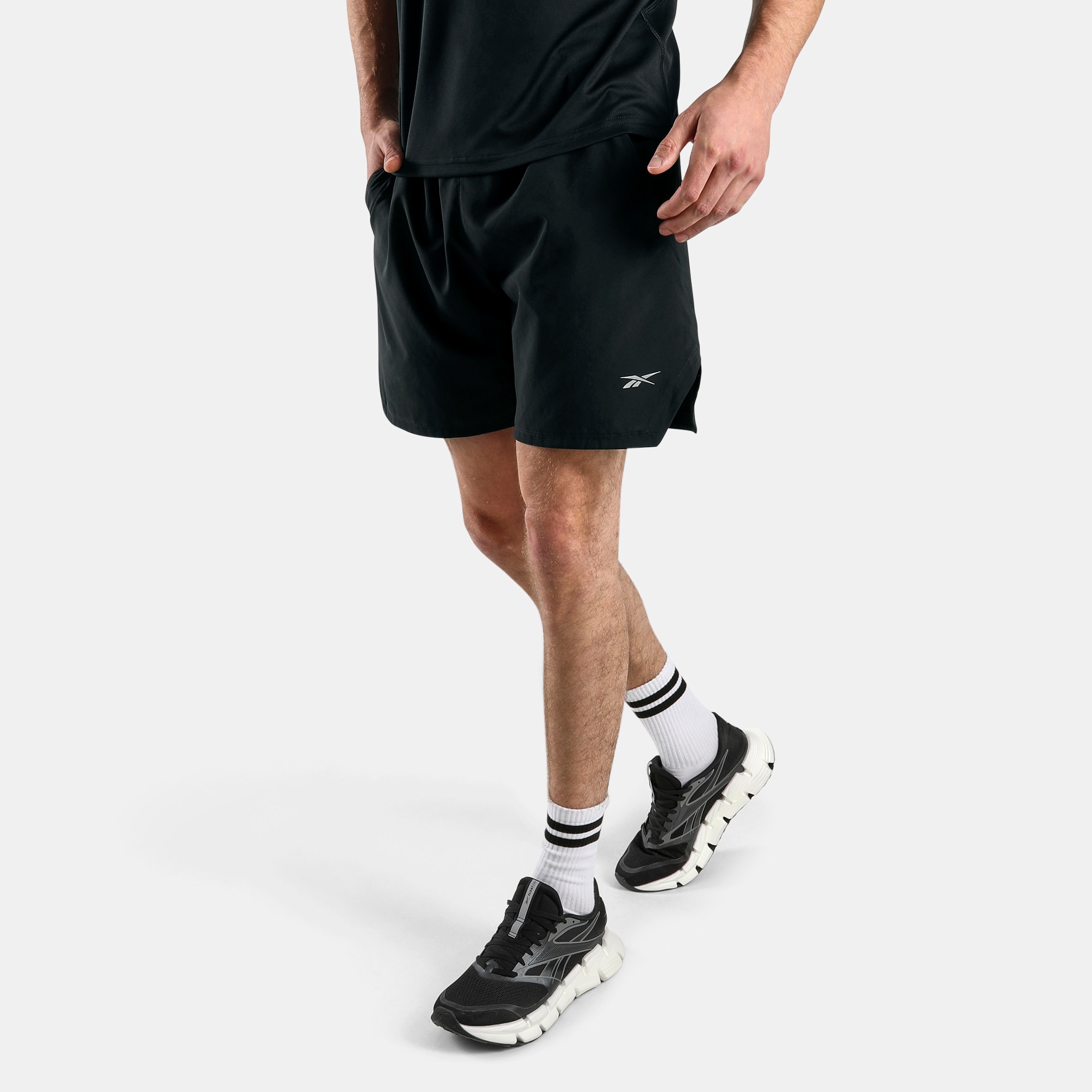 Image of Reebok Laufshorts "ID RUN SHORTS" aus Polyester, erhältlich in den Grössen S bis XXL