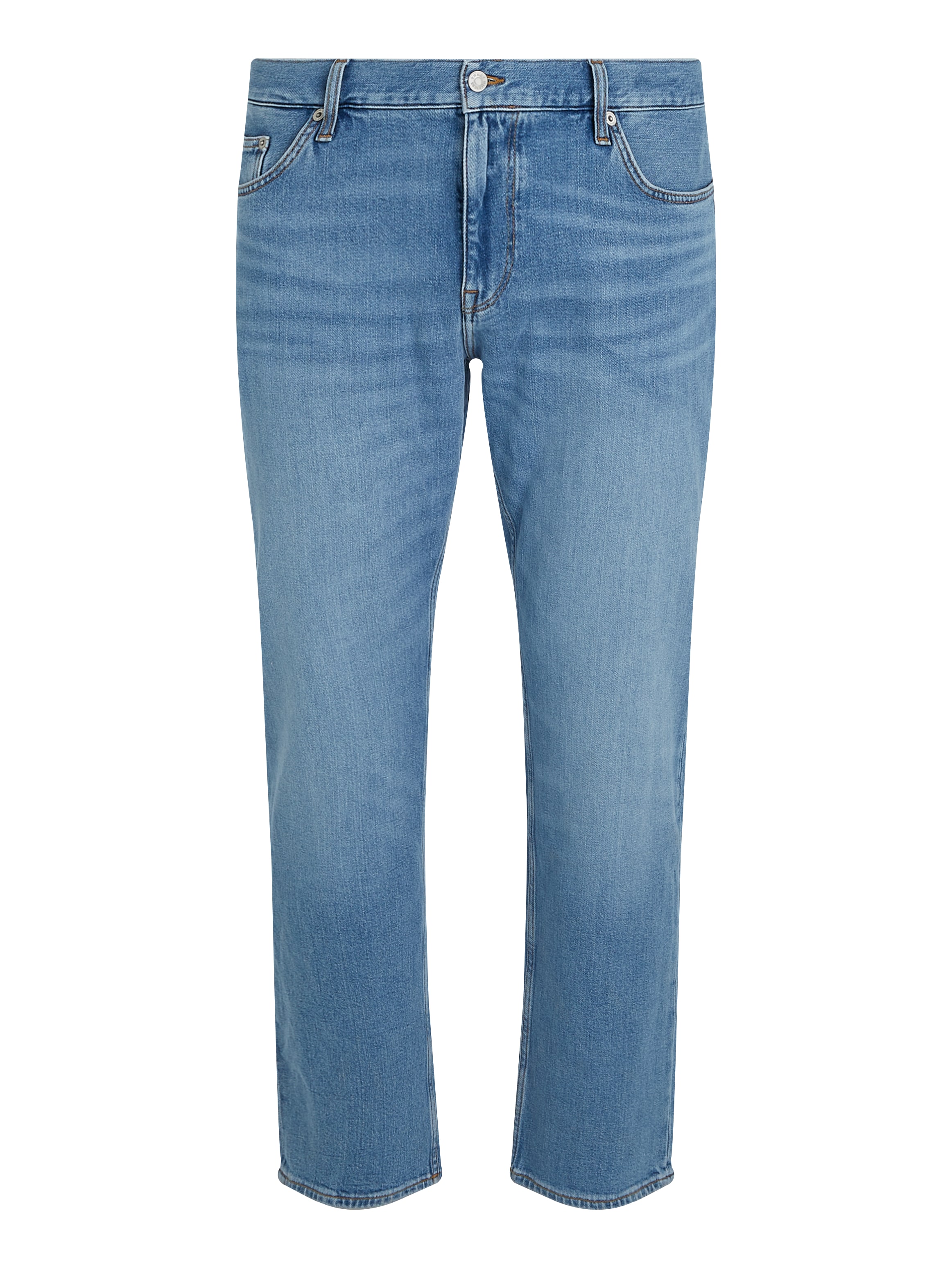 Tommy Hilfiger Big & Tall Straight-Jeans »BT-MADISON STR MESA BLUE-B«, in Grossen Grössen, Logopatch