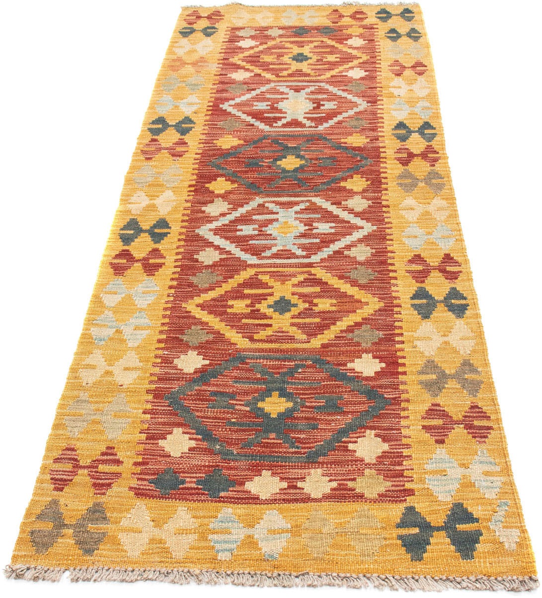 Image of morgenland Läufer »Kelim Medaillon Multicolore 202 x 72 cm«, rechteckig, 0,4 mm Höhe, OrientOptik bei Ackermann Versand Schweiz