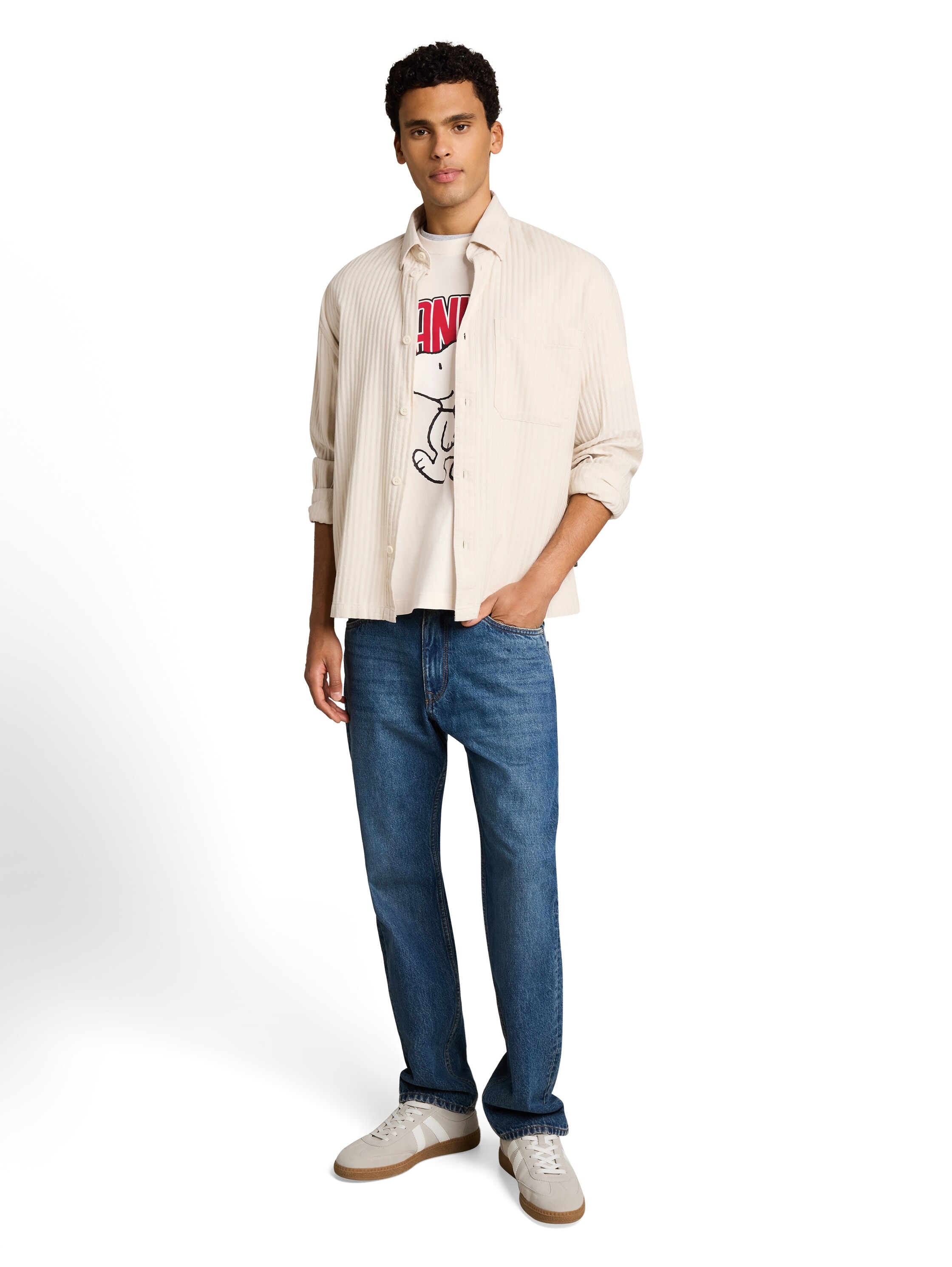 TOM TAILOR Denim Shirt à col rond