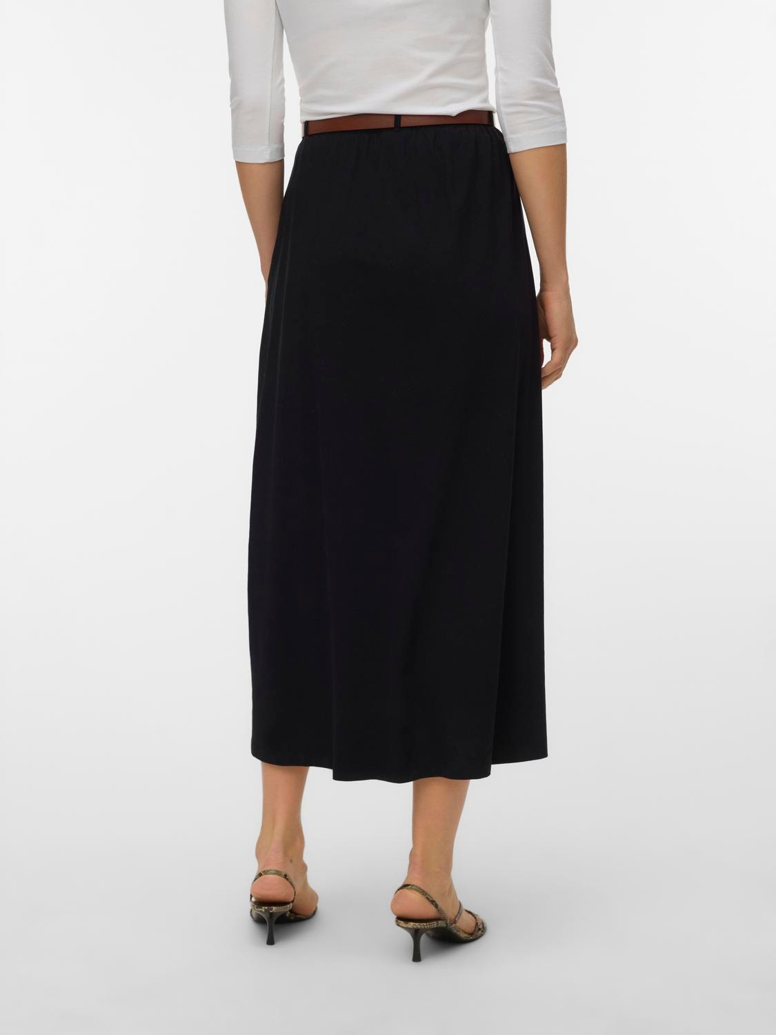 Vero Moda Maxi jupe »VMLUNA ANKLE SKIRT JRS NOOS« Baumwollmischung, ankle lenght
